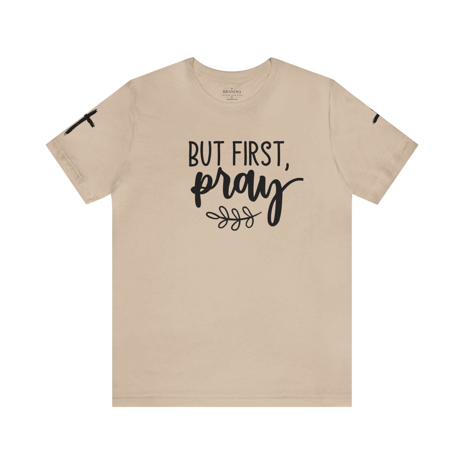 Faith-Based T-shirt | Prayer T-shirt with Sleeve Designs, Brand63