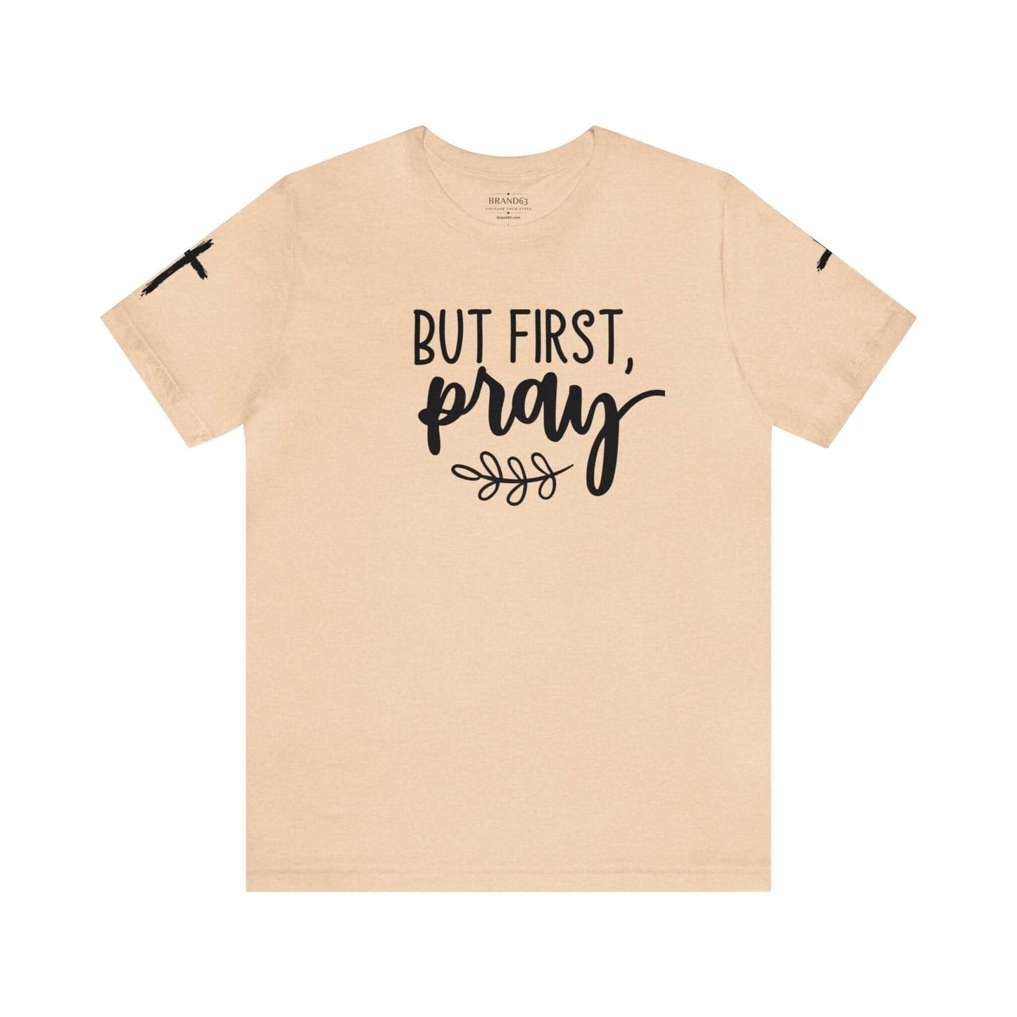 Faith-Based T-shirt | Prayer T-shirt with Sleeve Designs, Brand63