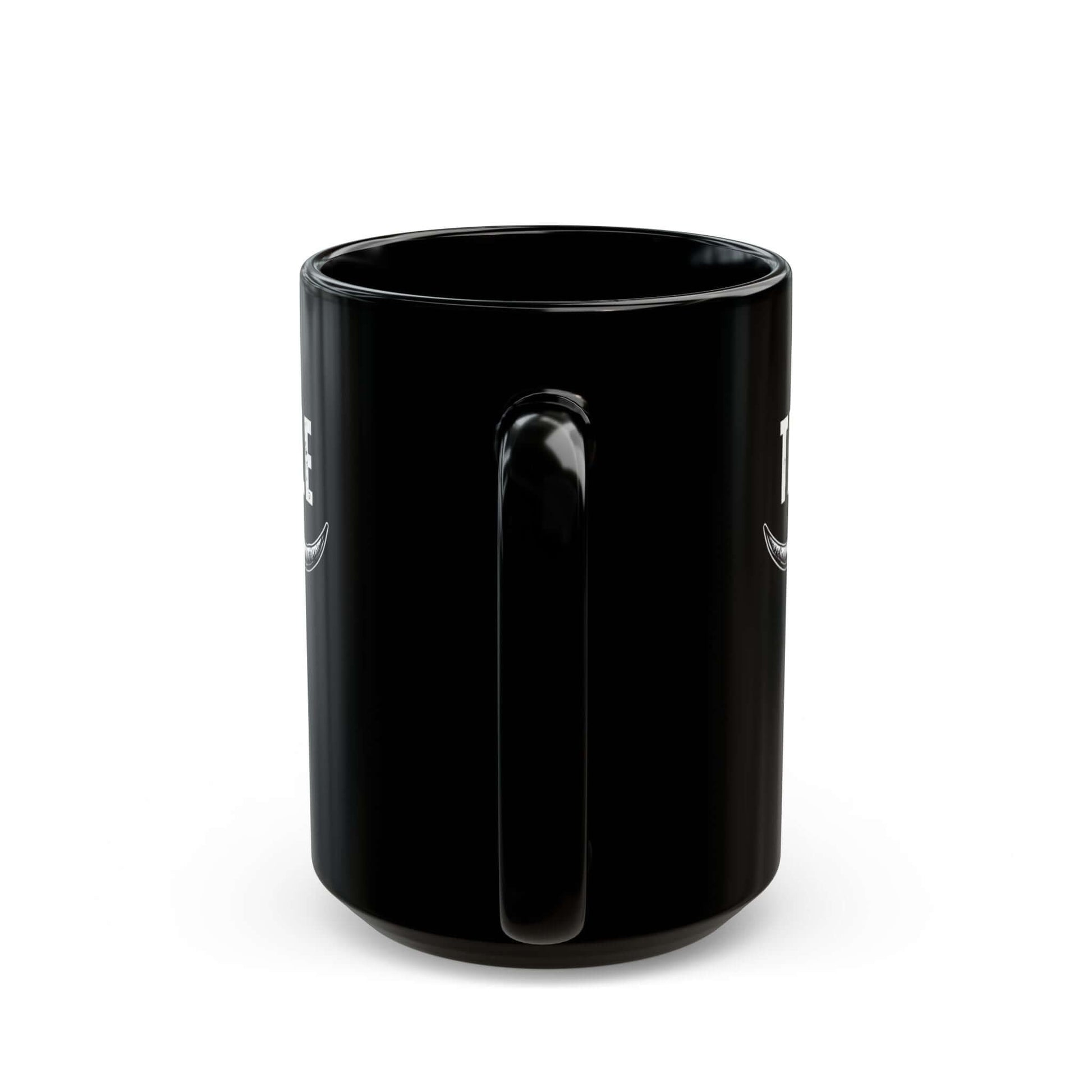 Faith-Inspired Black Mug | Big 15oz Coffee Cup, Brand63