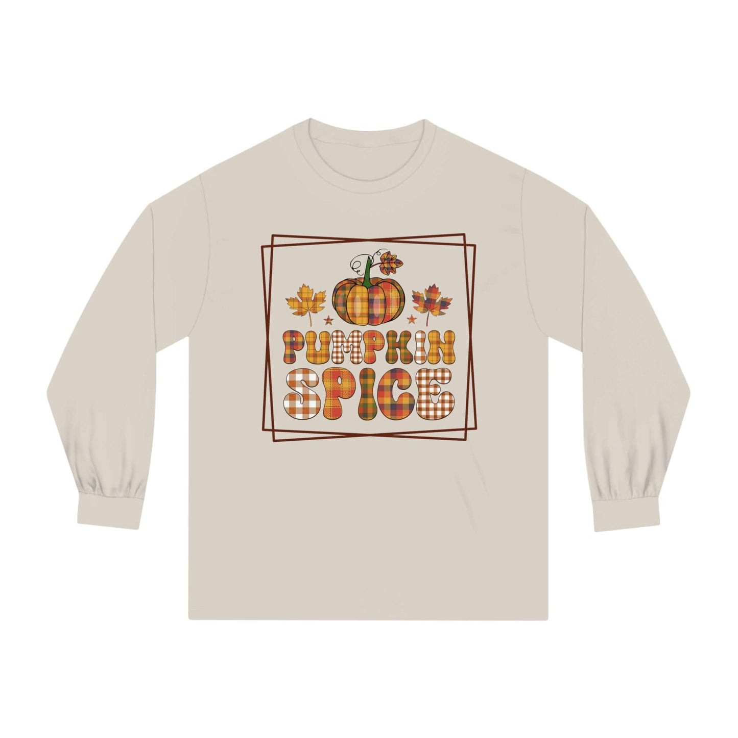 Fall Pumpkin Spice Cozy Colors Long Sleeve Shirt, Brand63