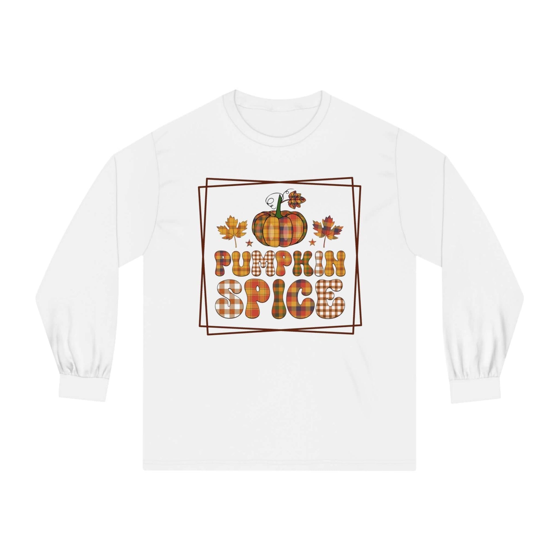 Fall Pumpkin Spice Cozy Colors Long Sleeve Shirt, Brand63