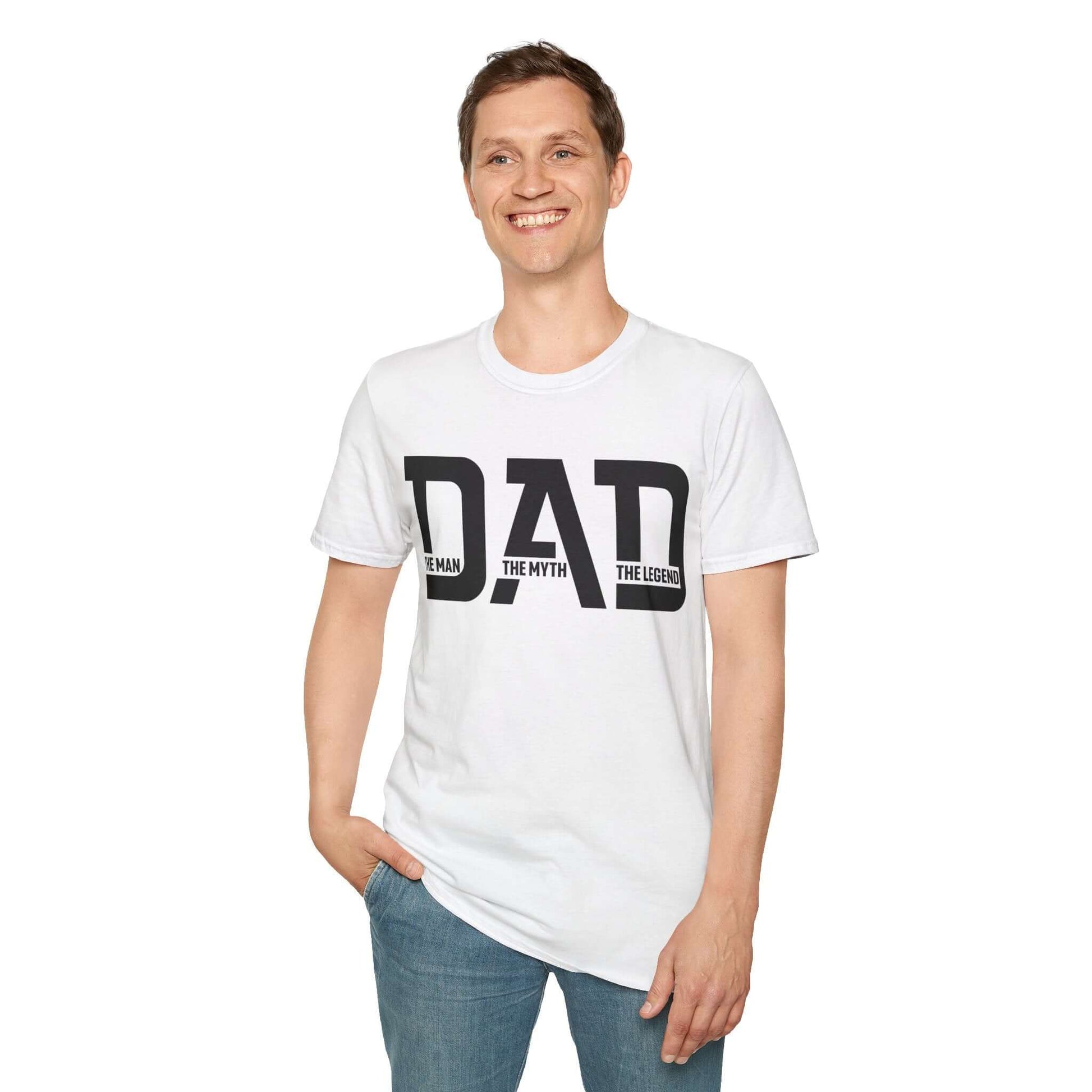 Father's Day T-Shirt | DAD, The Man The Myth The Legend, Brand63