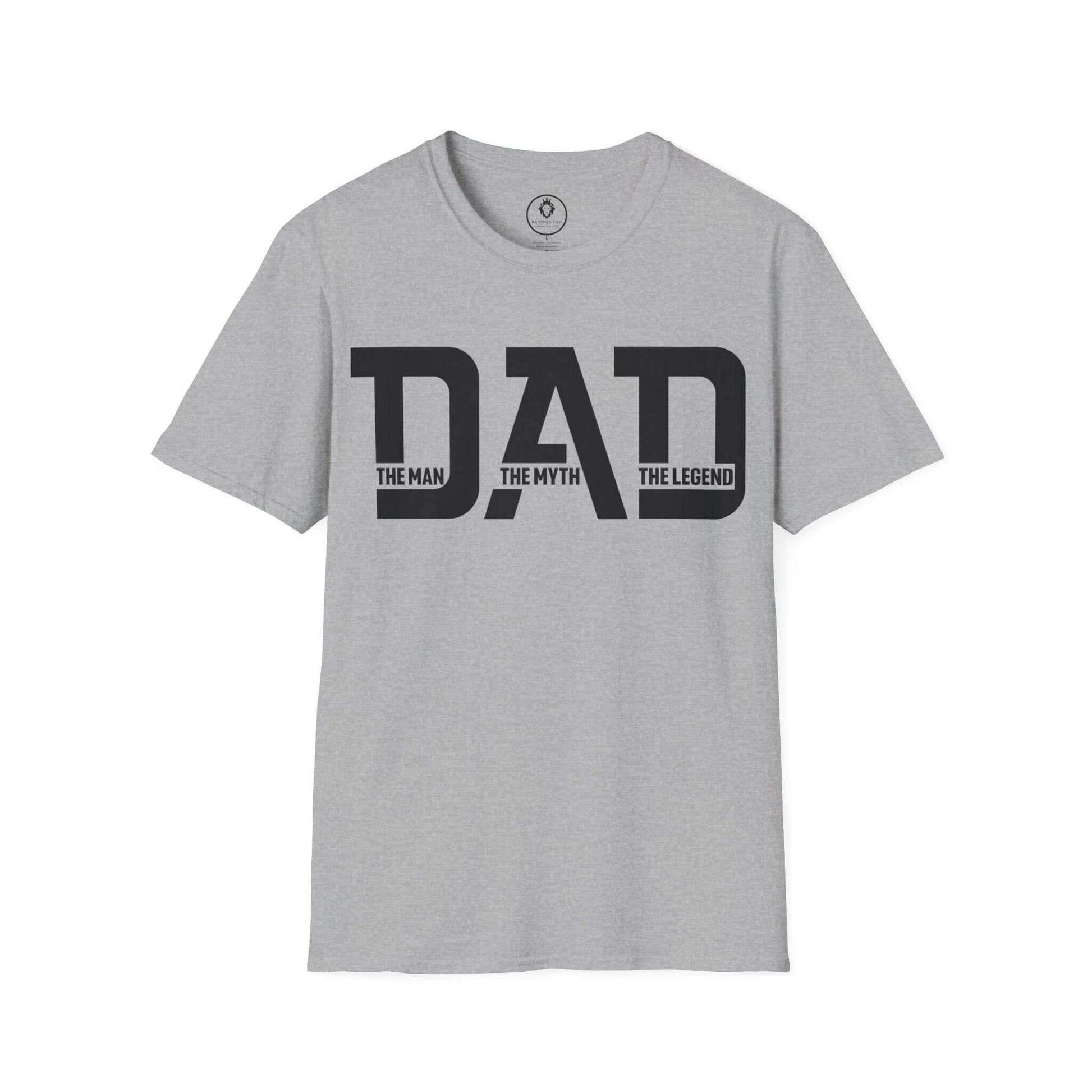 Father's Day T-Shirt | DAD, The Man The Myth The Legend, Brand63