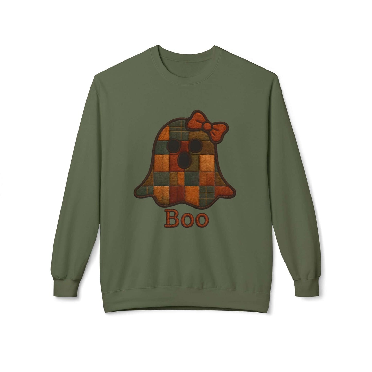 Faux Embroidered Ghost Sweatshirt, Brand63