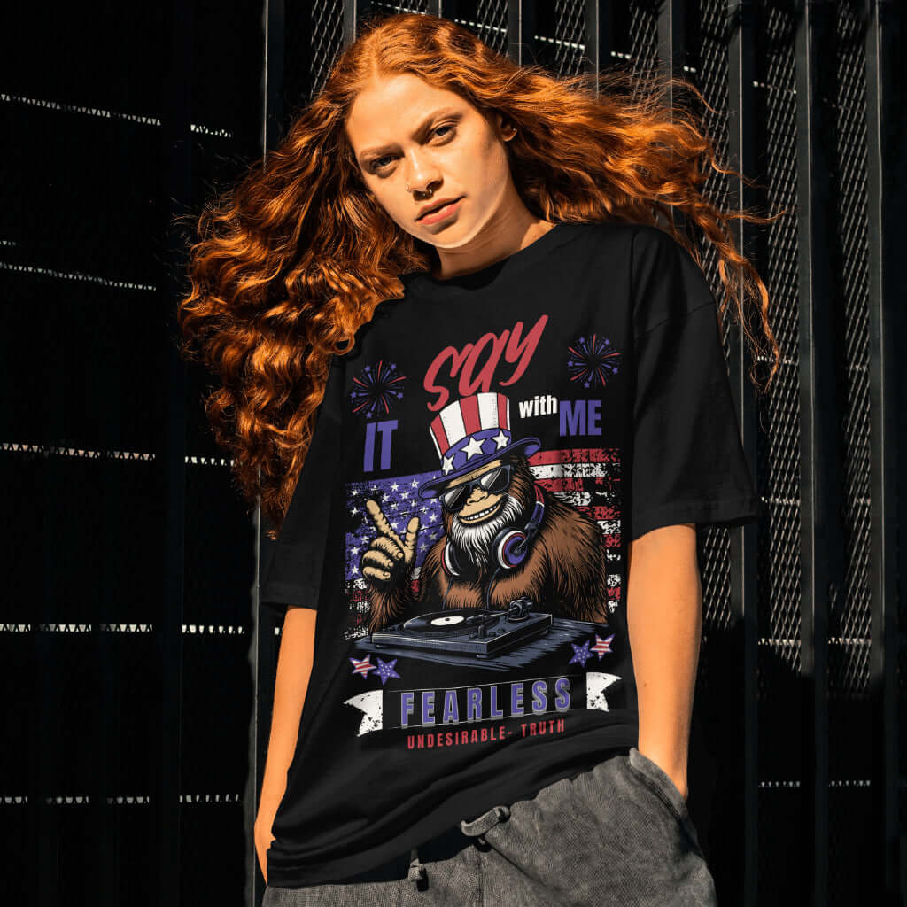 Fearless Uncle Sam Graphic Tee, Brand63