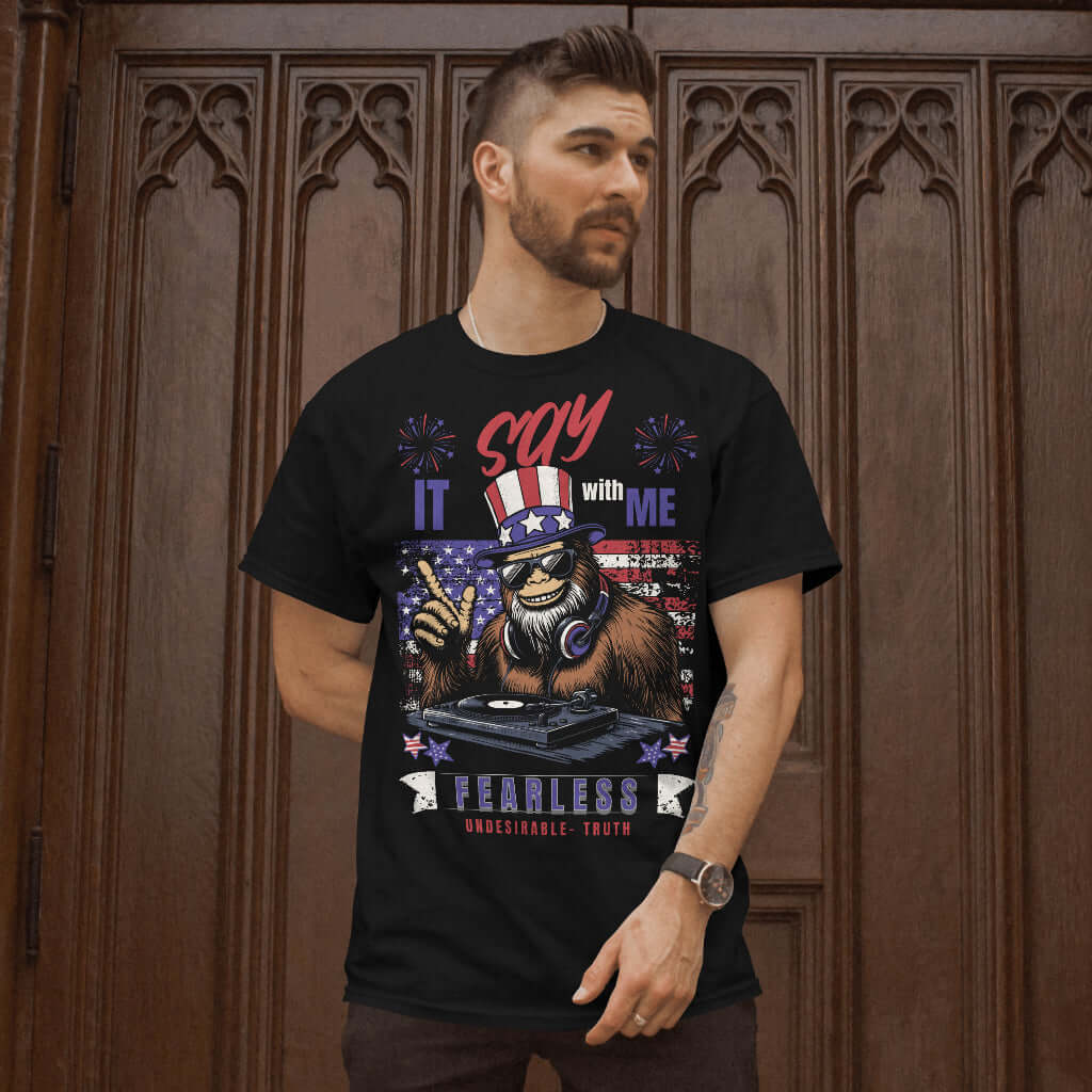 Fearless Uncle Sam Graphic Tee, Brand63