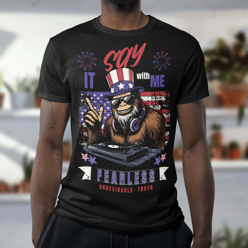Fearless Uncle Sam Graphic Tee, Brand63