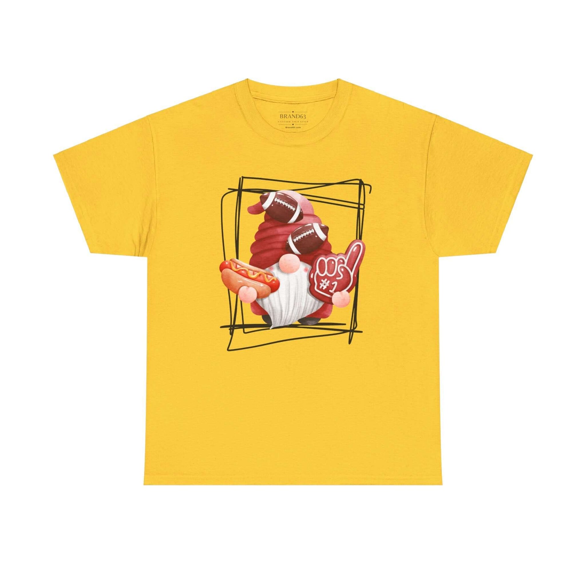 Football & Gnomes T-shirt, Football Season Gear, Brand63