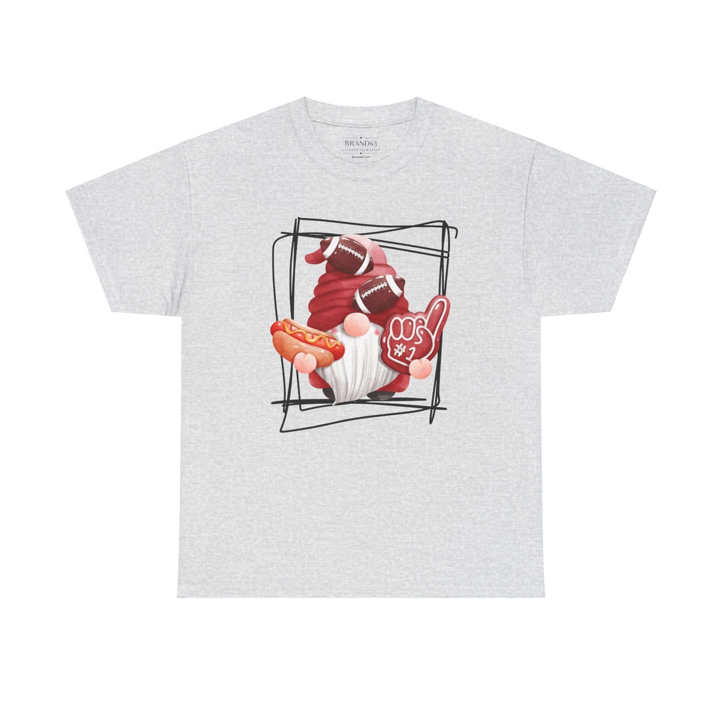 Football & Gnomes T-shirt, Football Season Gear, Brand63