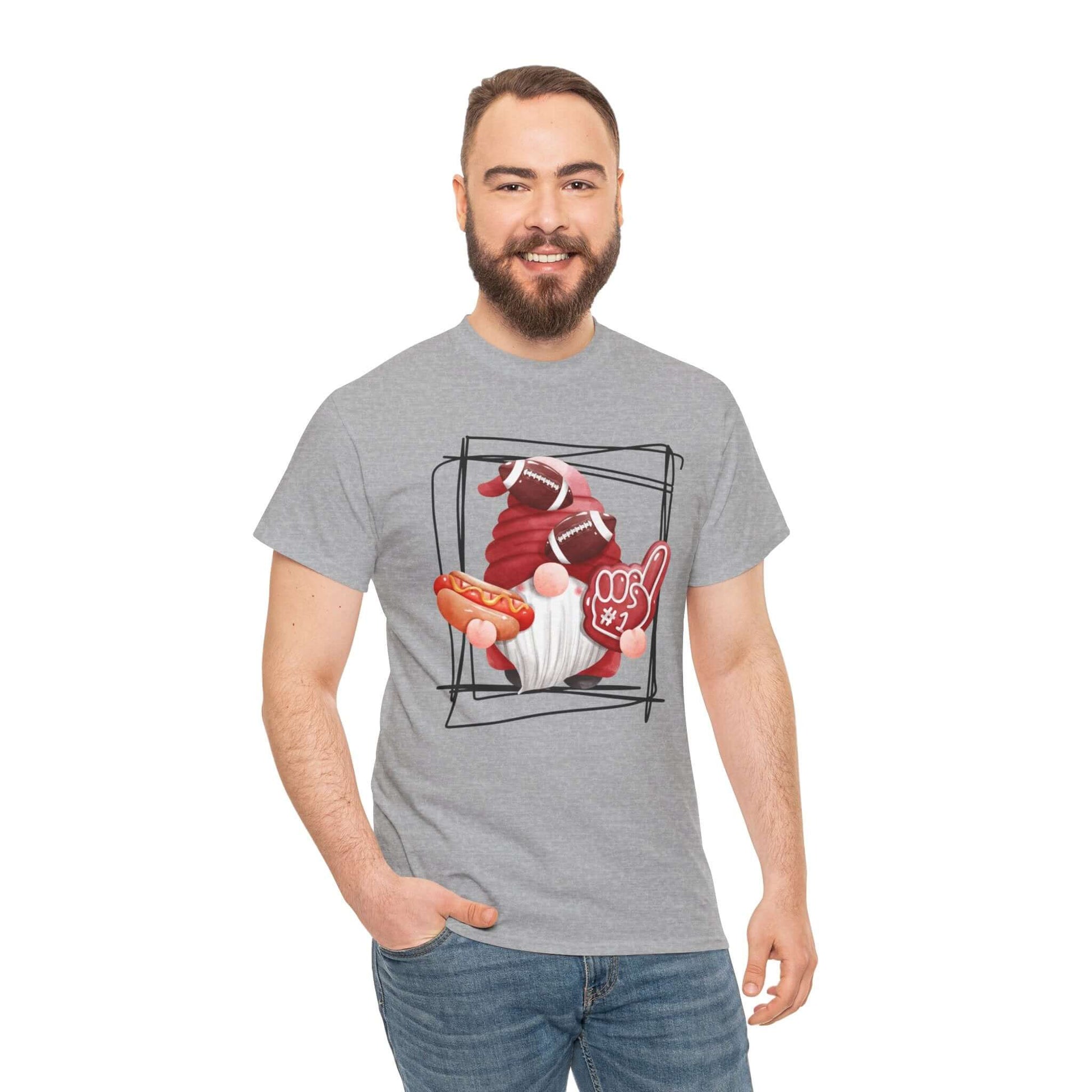 Football & Gnomes T-shirt, Football Season Gear, Brand63