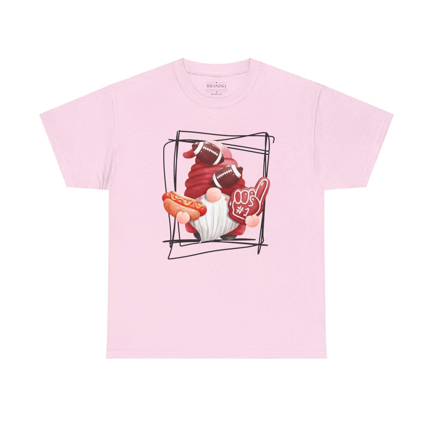 Football & Gnomes T-shirt, Football Season Gear, Brand63