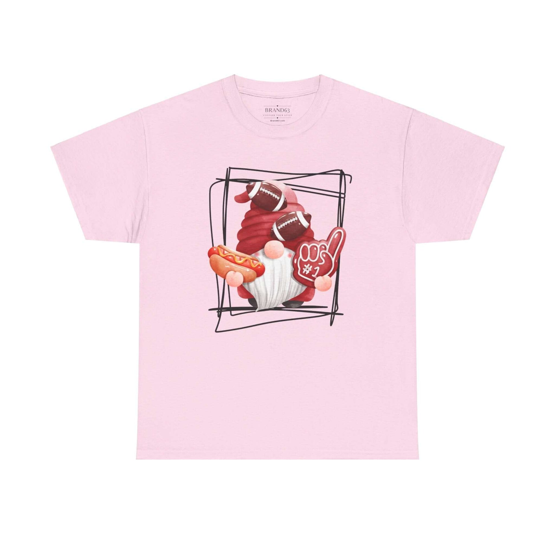 Football & Gnomes T-shirt, Football Season Gear, Brand63