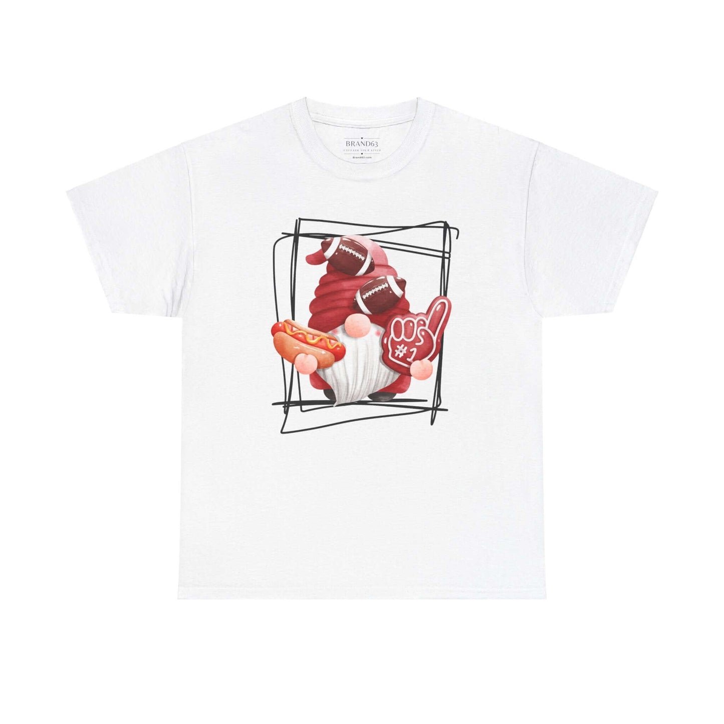 Football & Gnomes T-shirt, Football Season Gear, Brand63