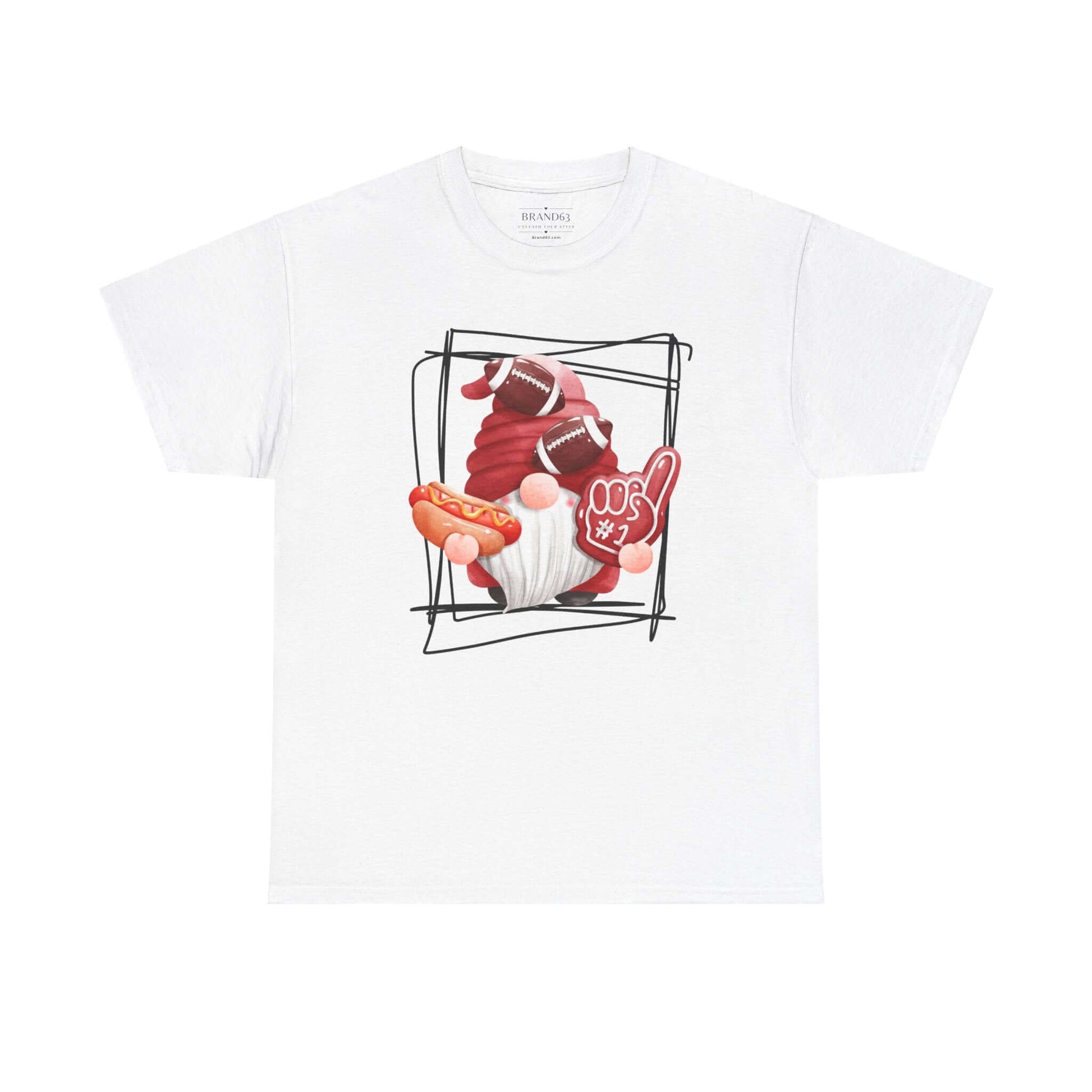 Football & Gnomes T-shirt, Football Season Gear, Brand63