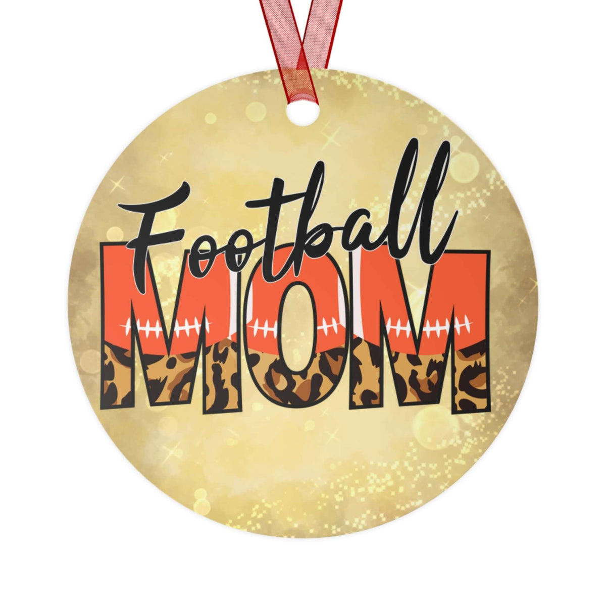 Football Mom Deluxe Christmas Ornament, Christmas Tree Decor, Gift For Mom, Holiday Decorations, Brand63