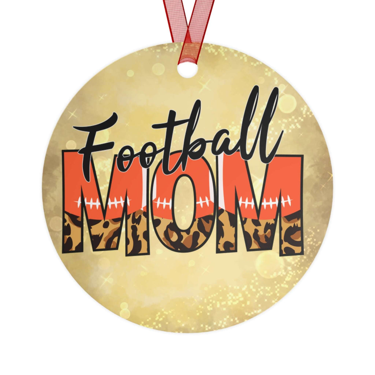 Football Mom Deluxe Christmas Ornament, Christmas Tree Decor, Gift For Mom, Holiday Decorations, Brand63