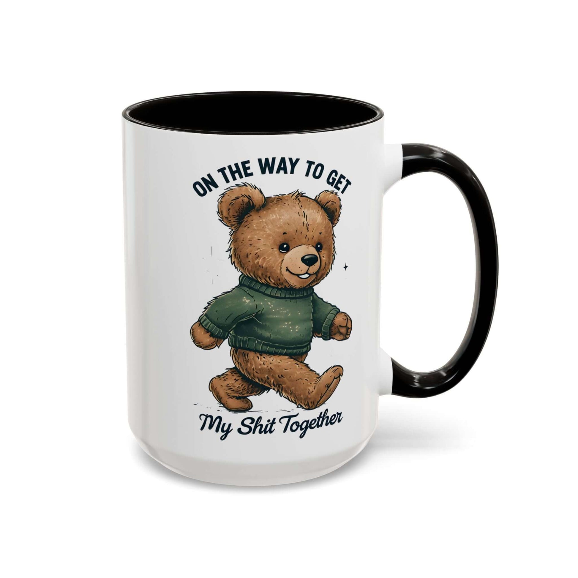Funny Bear Coffee Mug – On the Way to Get My Sh*t Together, Brand63