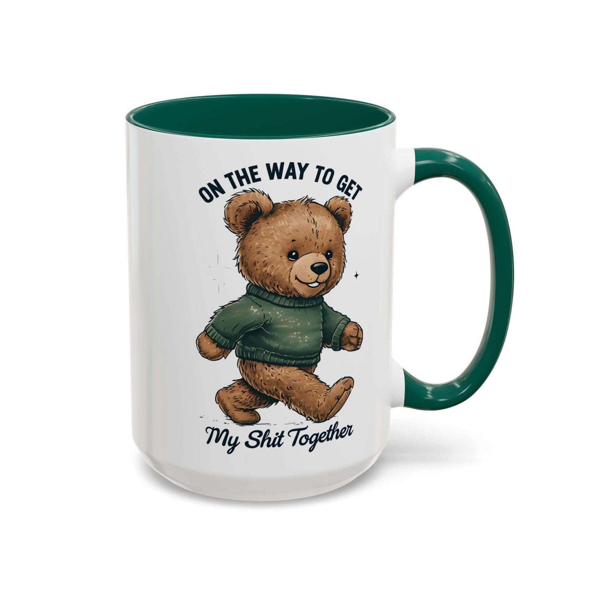 Funny Bear Coffee Mug – On the Way to Get My Sh*t Together, Brand63