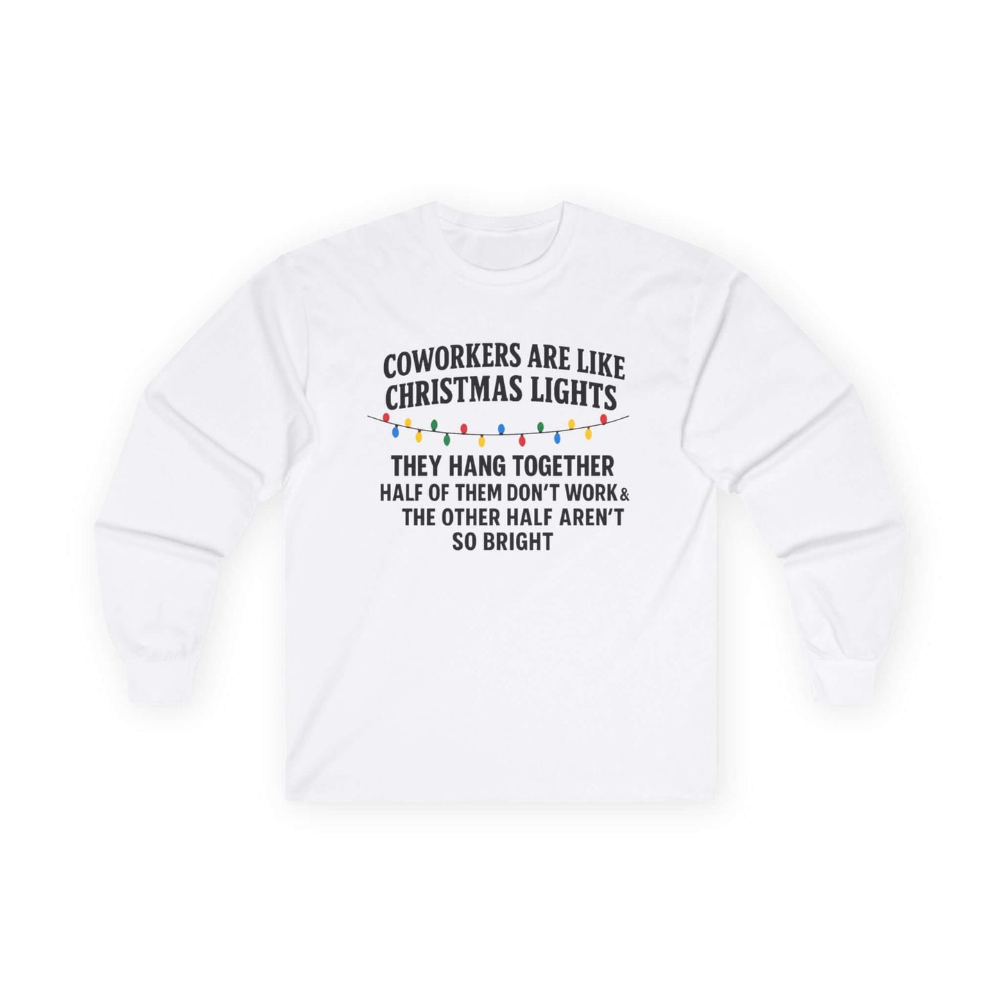 Funny Christmas Office Party Long Sleeve Shirt