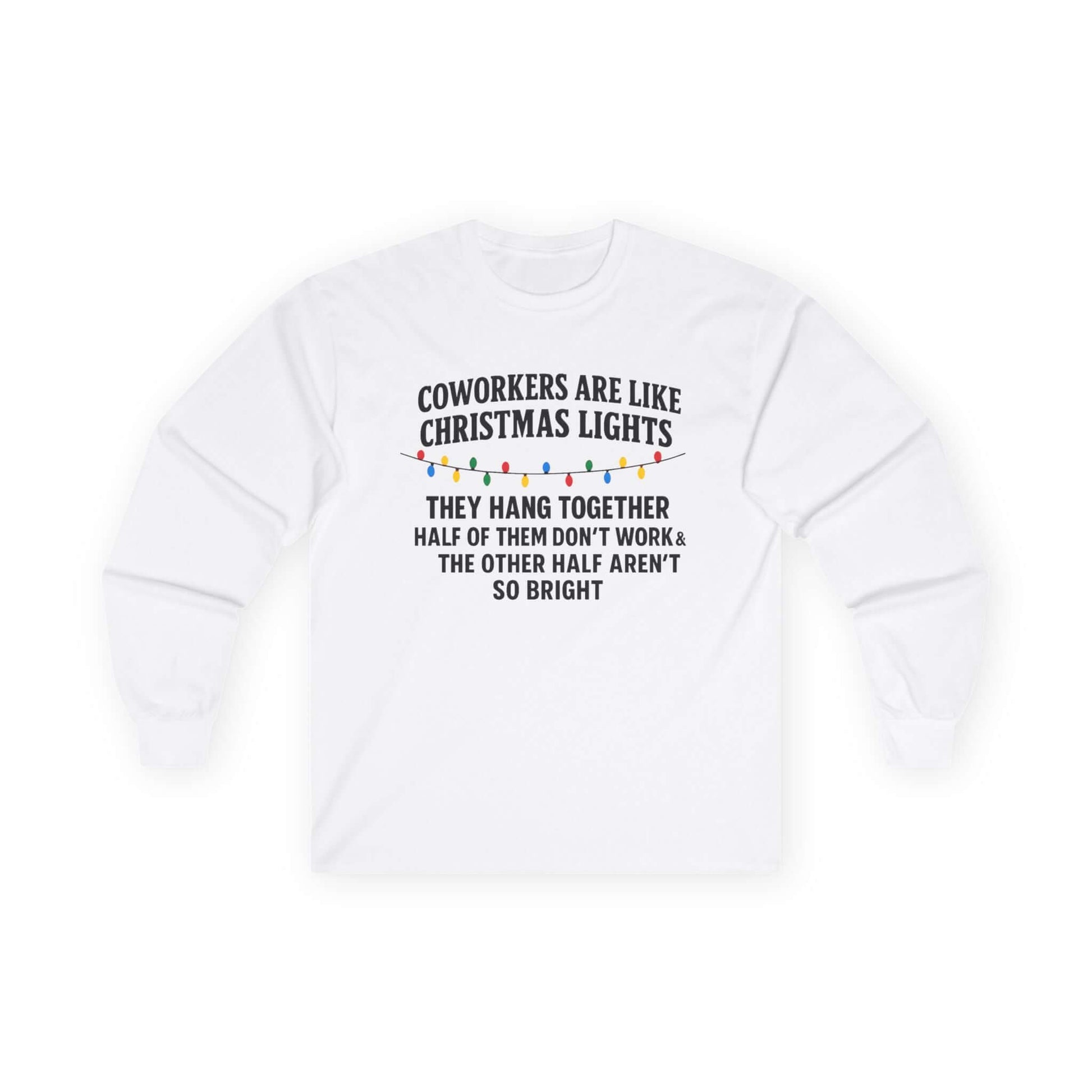 Funny Christmas Office Party Long Sleeve Shirt