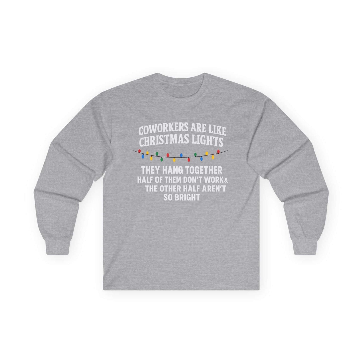 Funny Christmas Office Party Long Sleeve Shirt