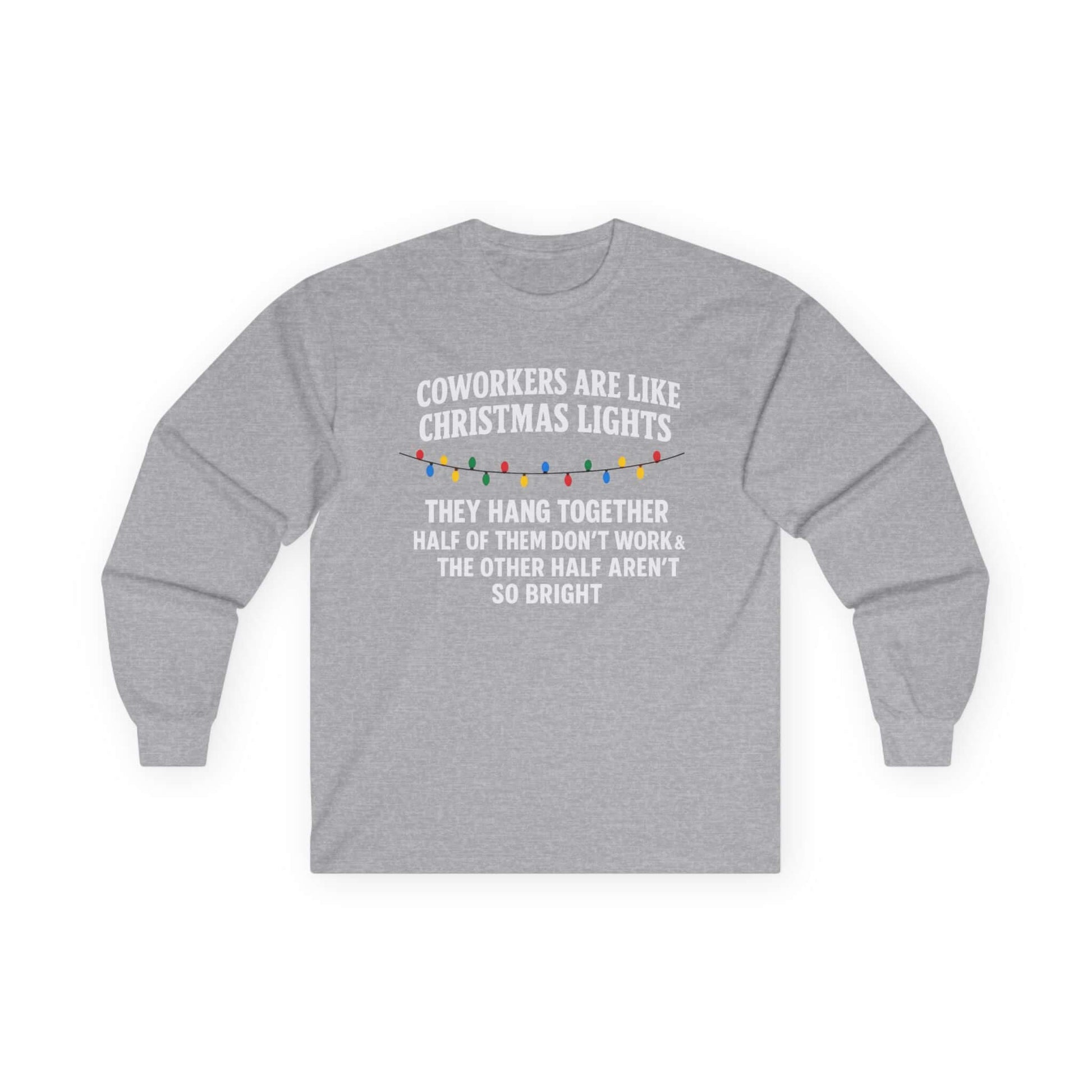 Funny Christmas Office Party Long Sleeve Shirt