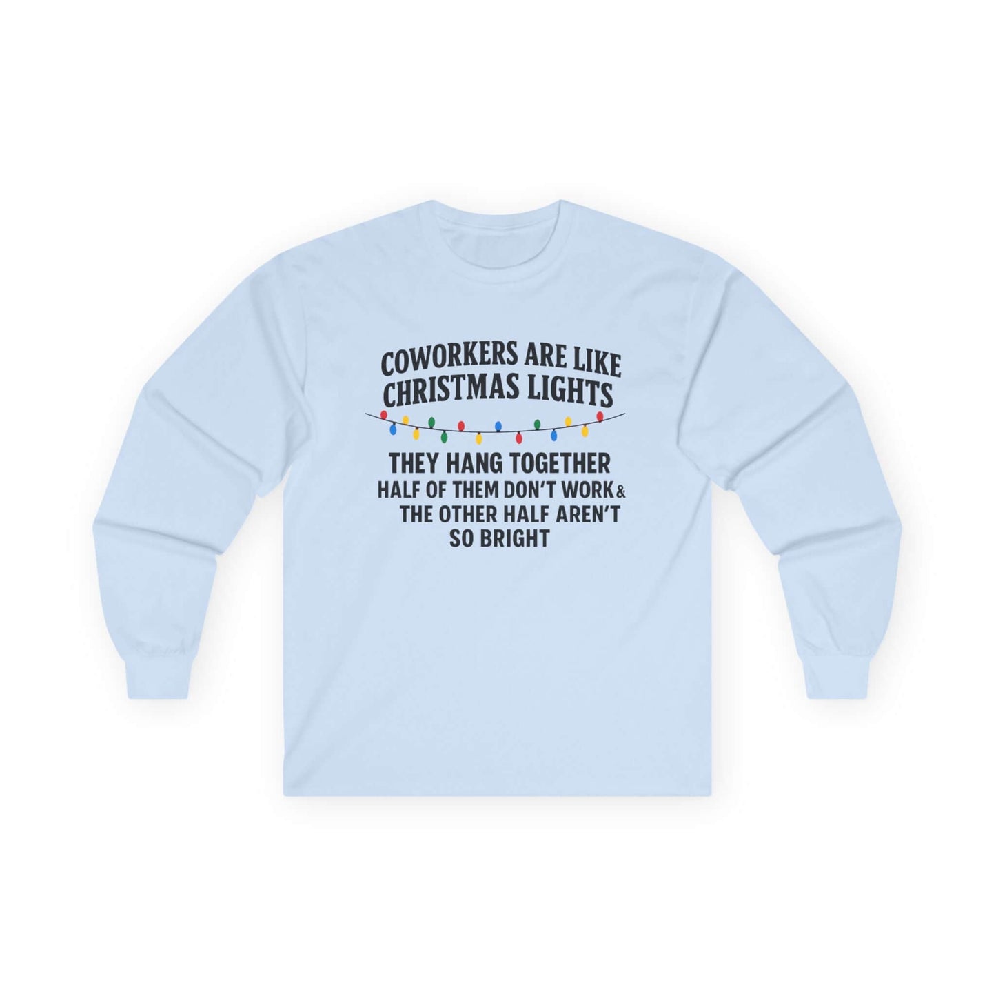 Funny Christmas Office Party Long Sleeve Shirt