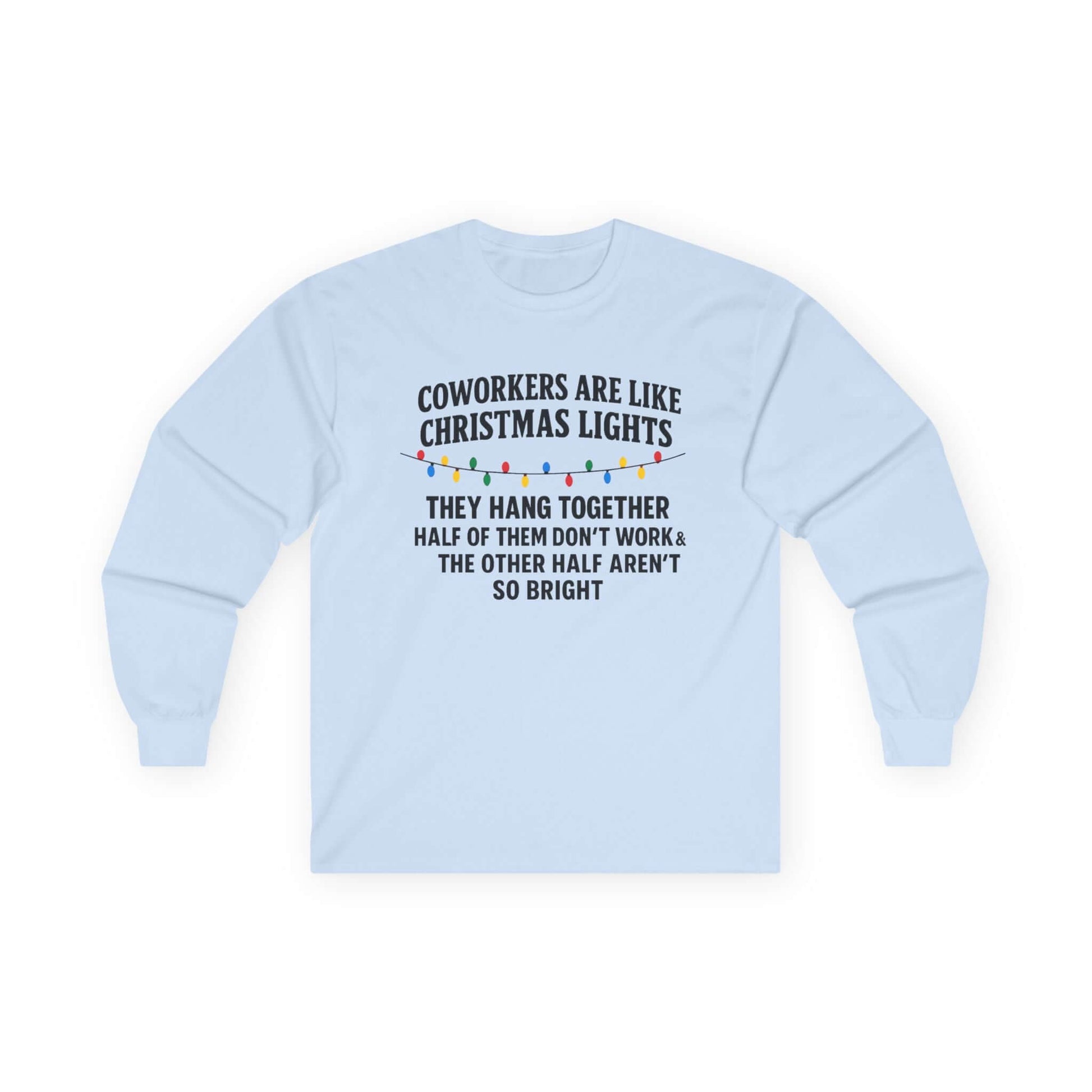 Funny Christmas Office Party Long Sleeve Shirt