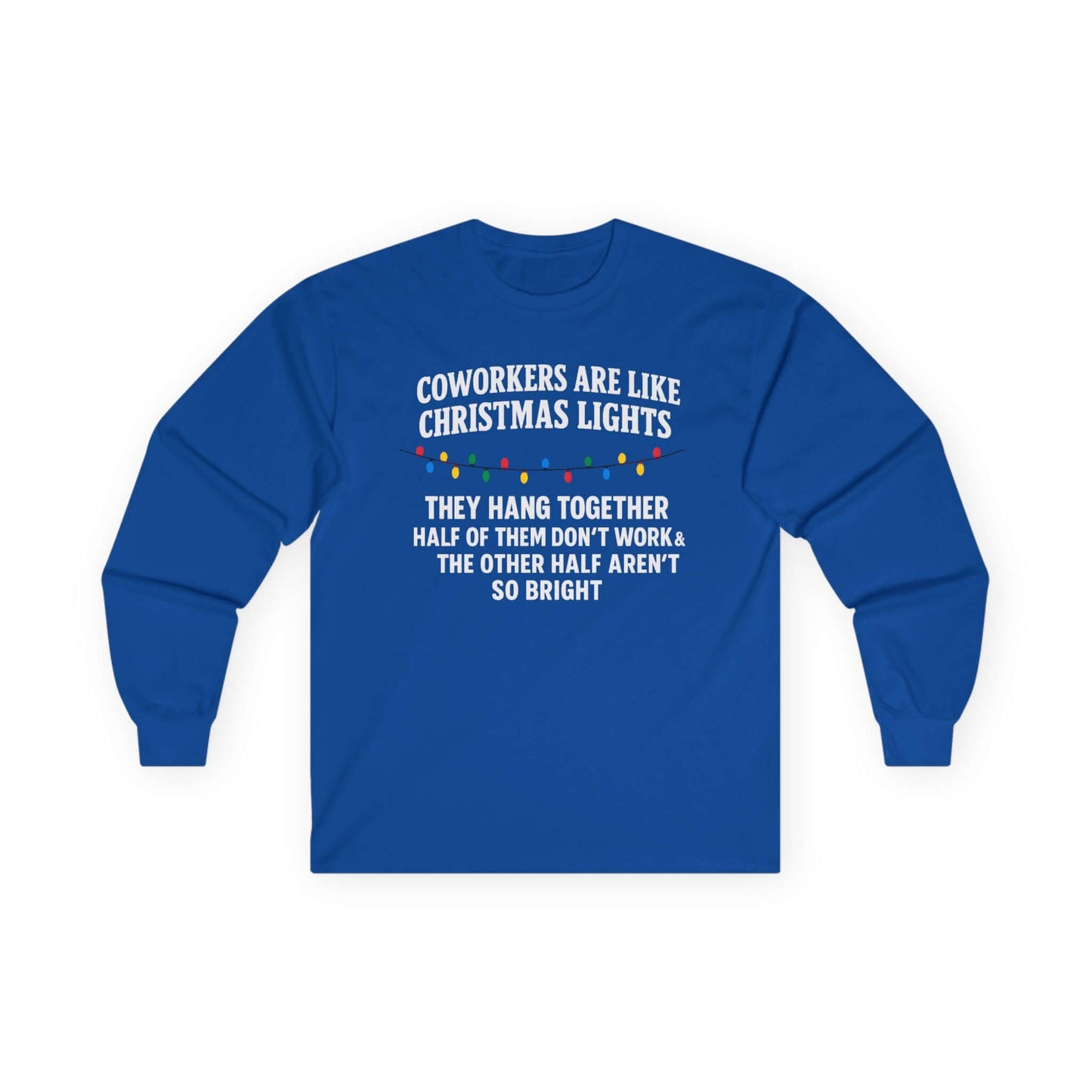 Funny Christmas Office Party Long Sleeve Shirt