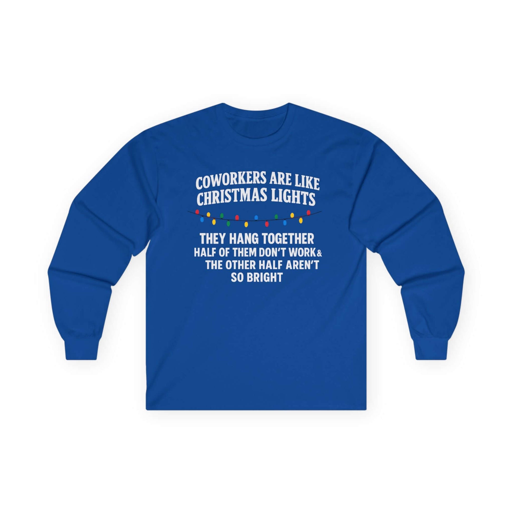 Funny Christmas Office Party Long Sleeve Shirt