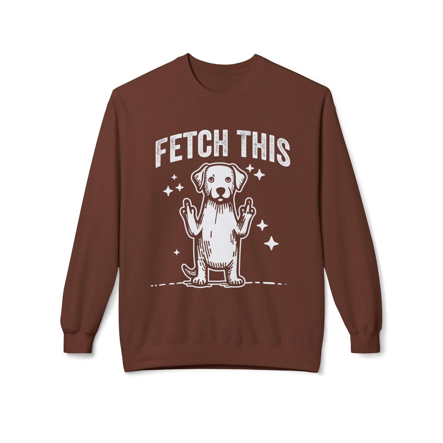 Funny Sarcastic Flip The Bird-Sweatshirt, Brand63