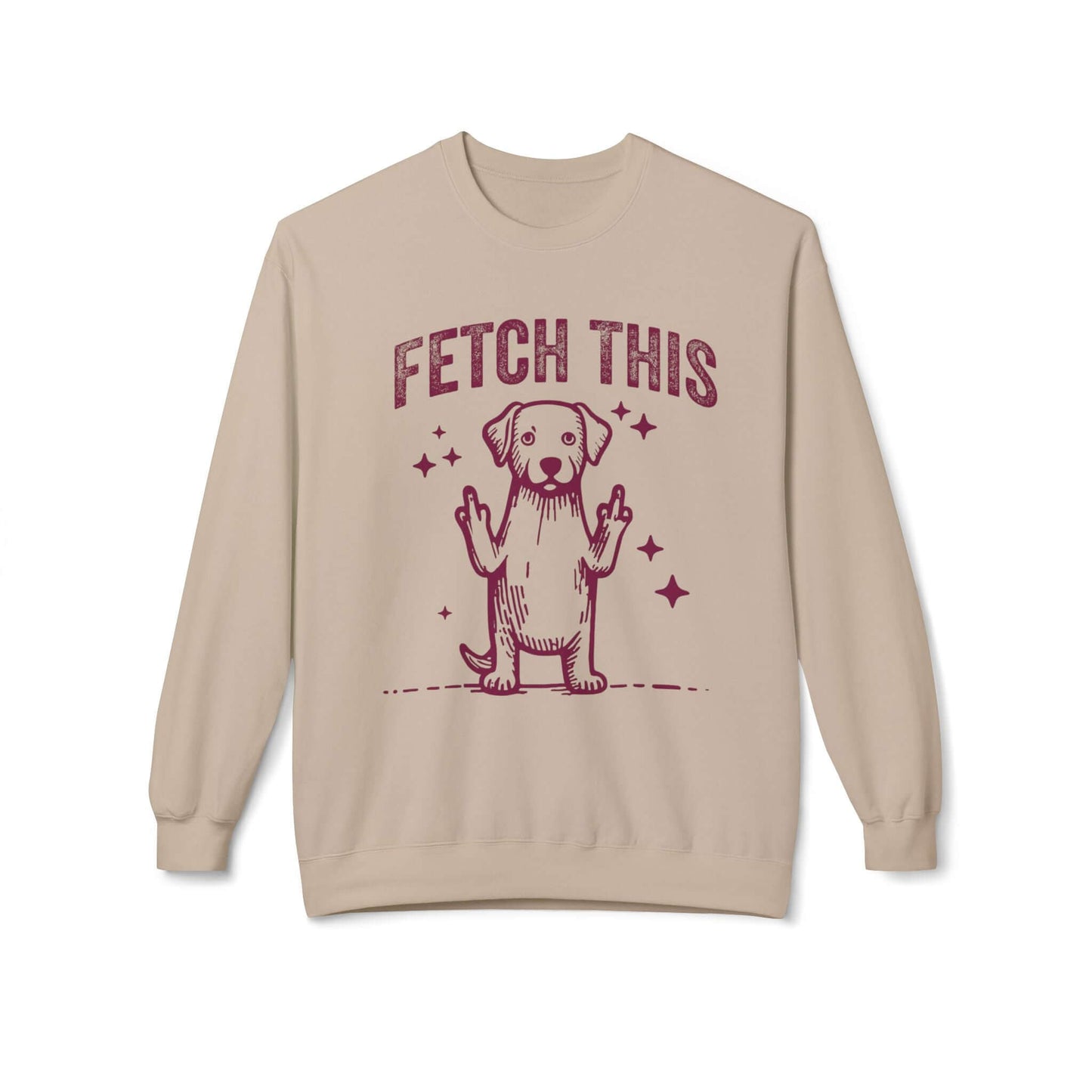 Funny Sarcastic Flip The Bird-Sweatshirt, Brand63