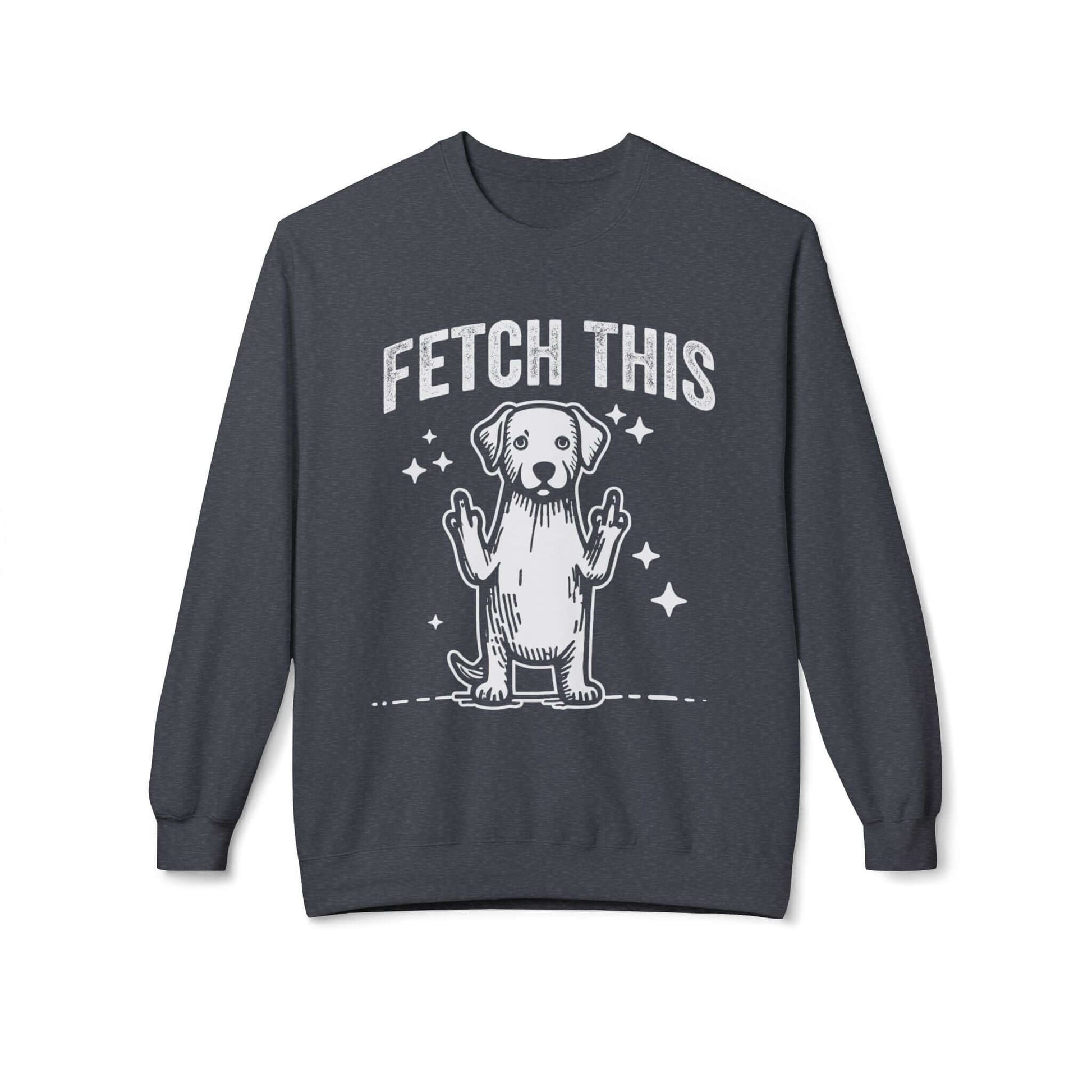 Funny Sarcastic Flip The Bird-Sweatshirt