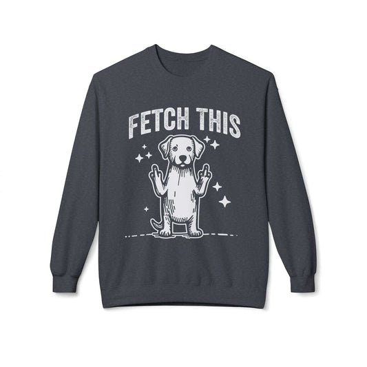 Funny Sarcastic Flip The Bird-Sweatshirt