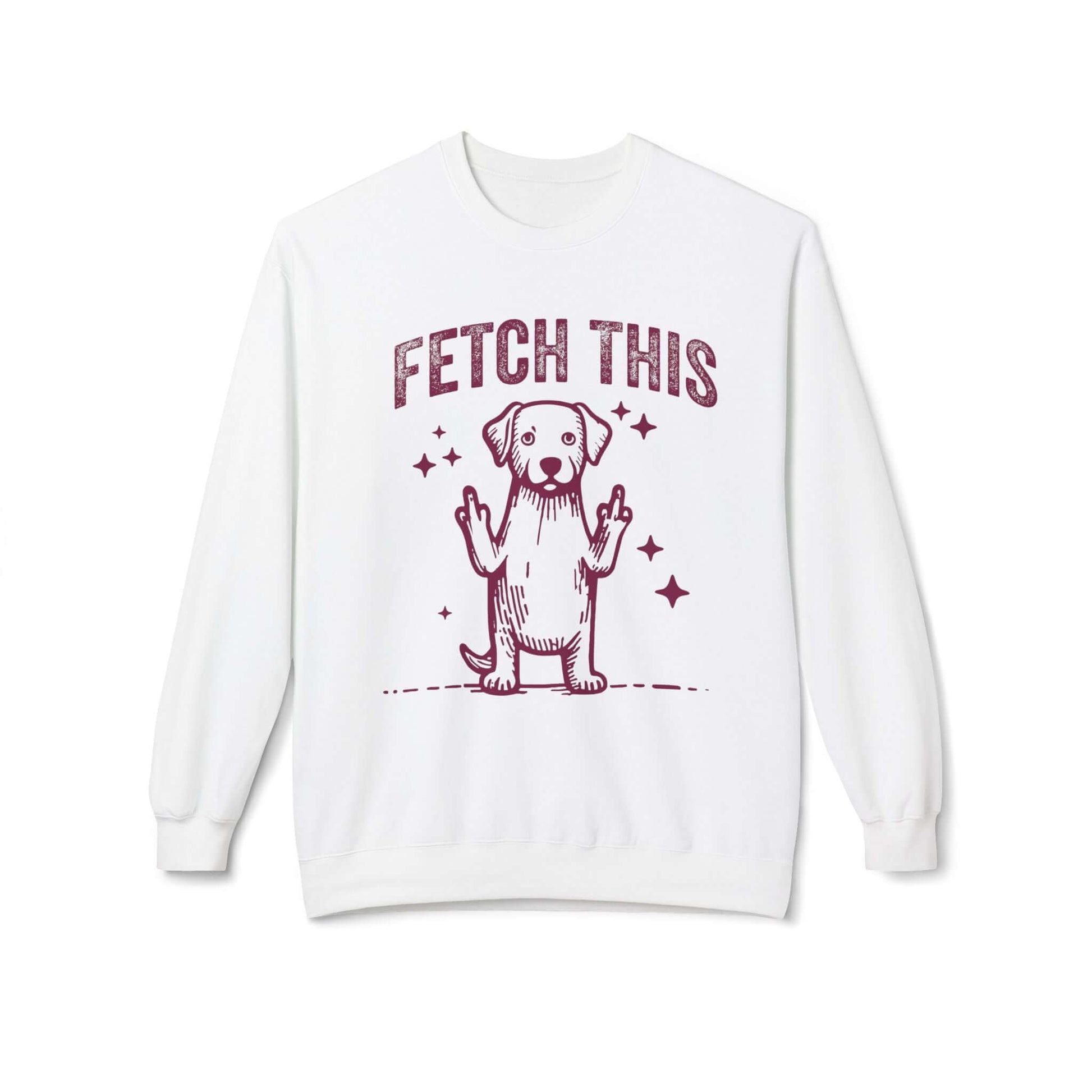 Funny Sarcastic Flip The Bird-Sweatshirt