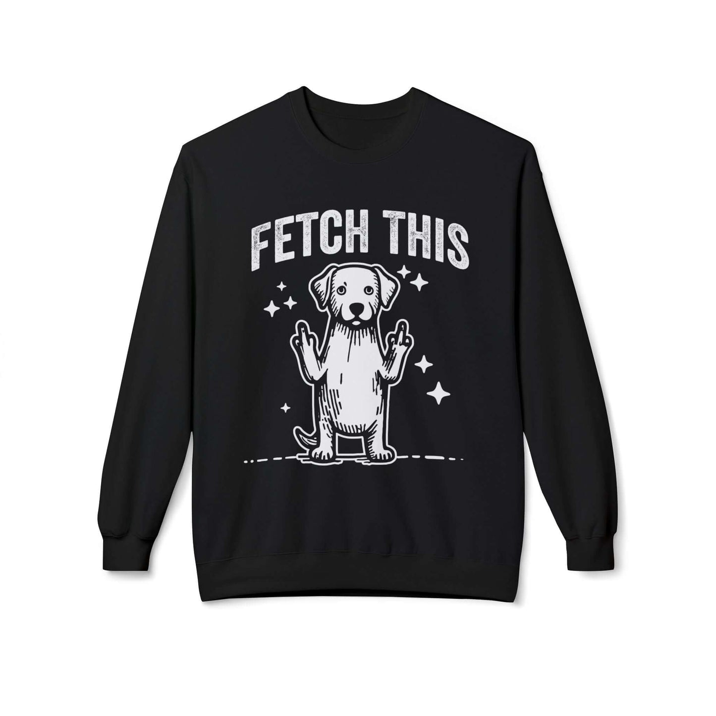 Funny Sarcastic Flip The Bird-Sweatshirt