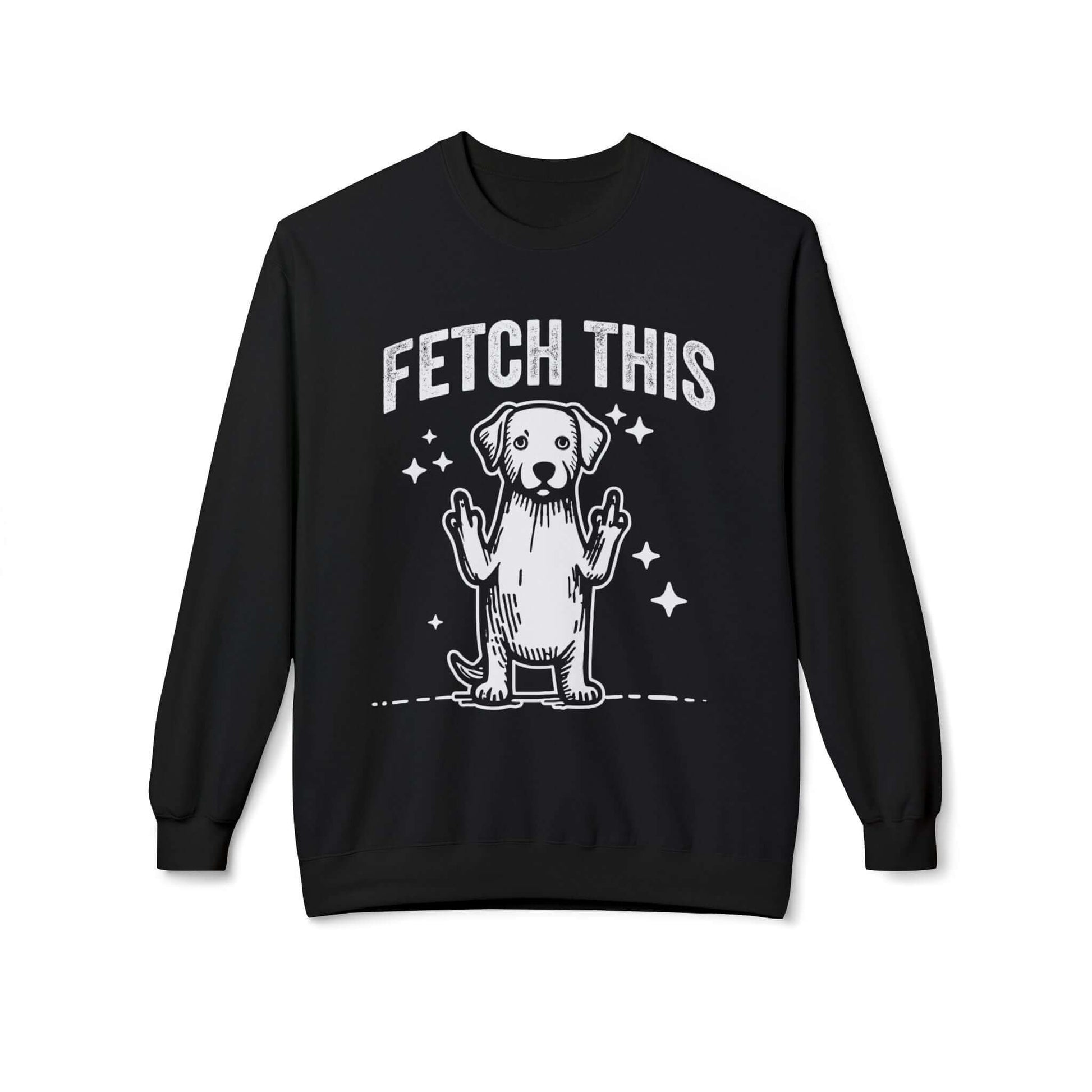 Funny Sarcastic Flip The Bird-Sweatshirt