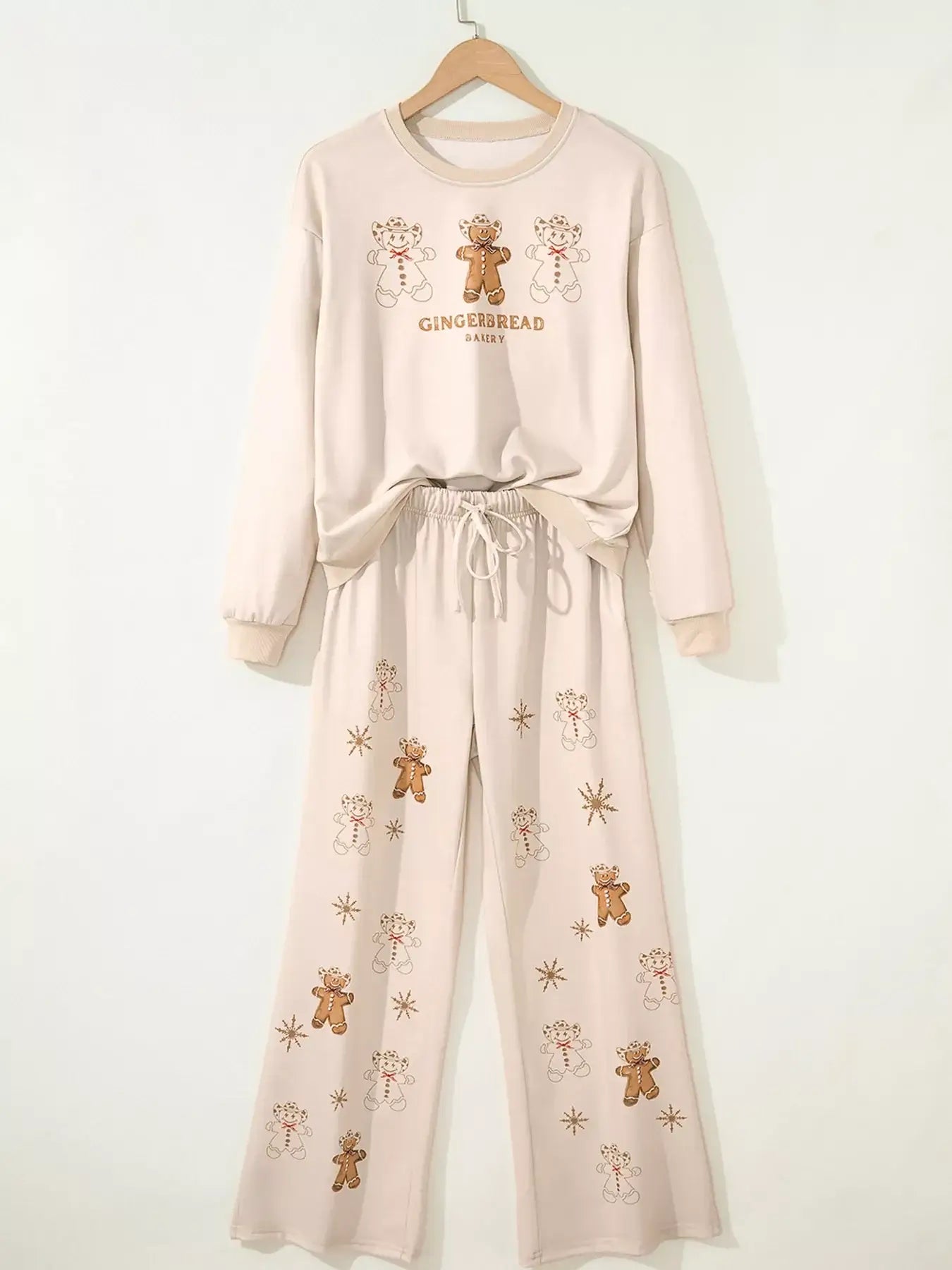 GINGERBREAD BAKERY 2pcs Loungewear Holiday Set, Brand63