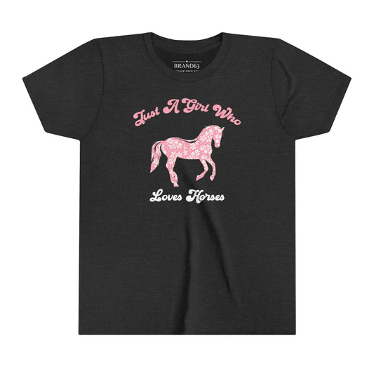 Girl's Horse T-shirt, Brand63