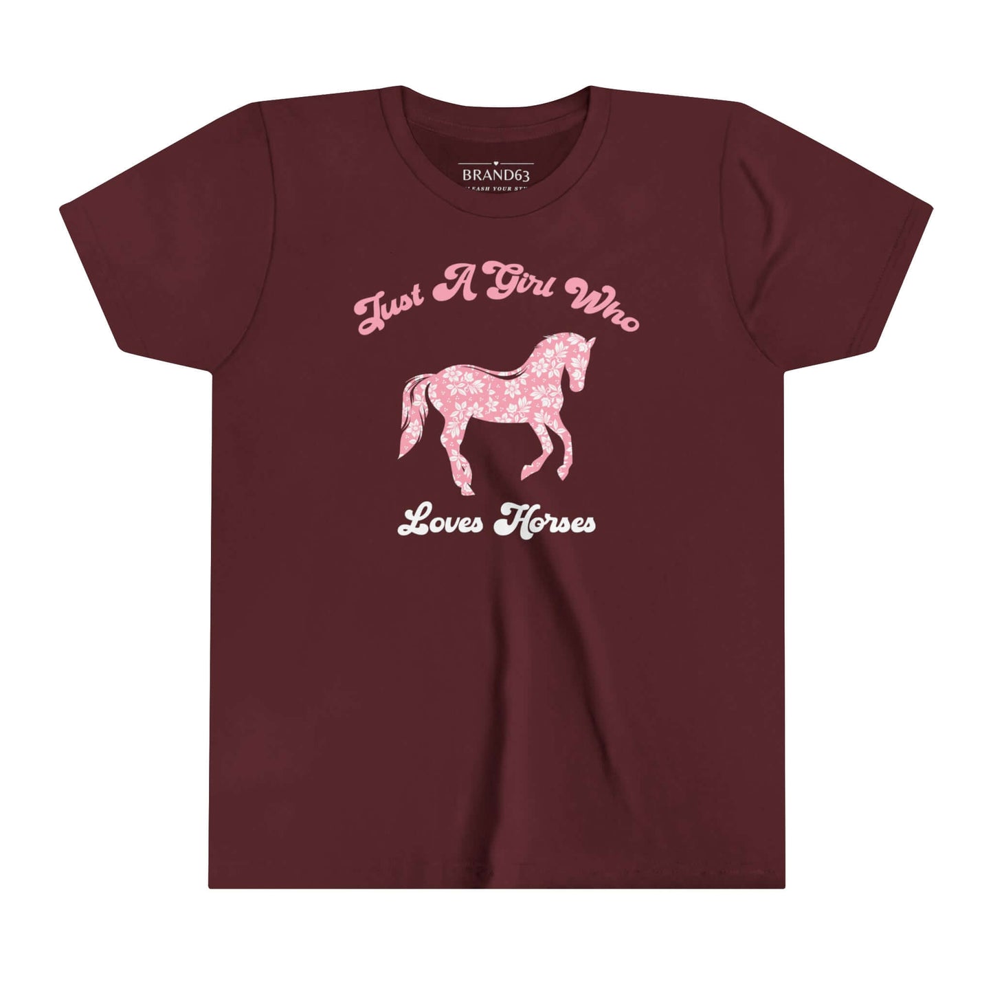 Girl's Horse T-shirt, Brand63