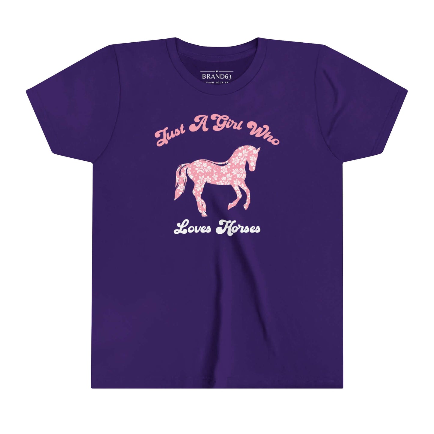 Girl's Horse T-shirt, Brand63