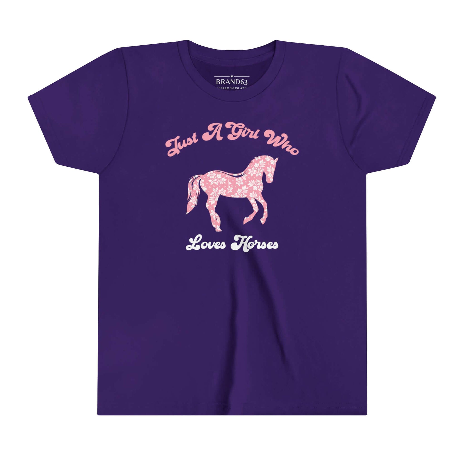 Girl's Horse T-shirt, Brand63