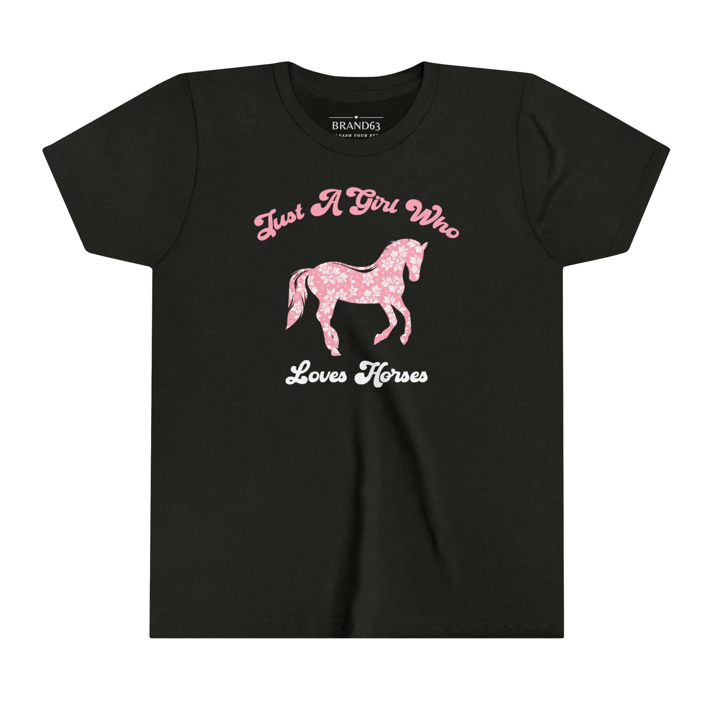 Girl's Horse T-shirt, Brand63