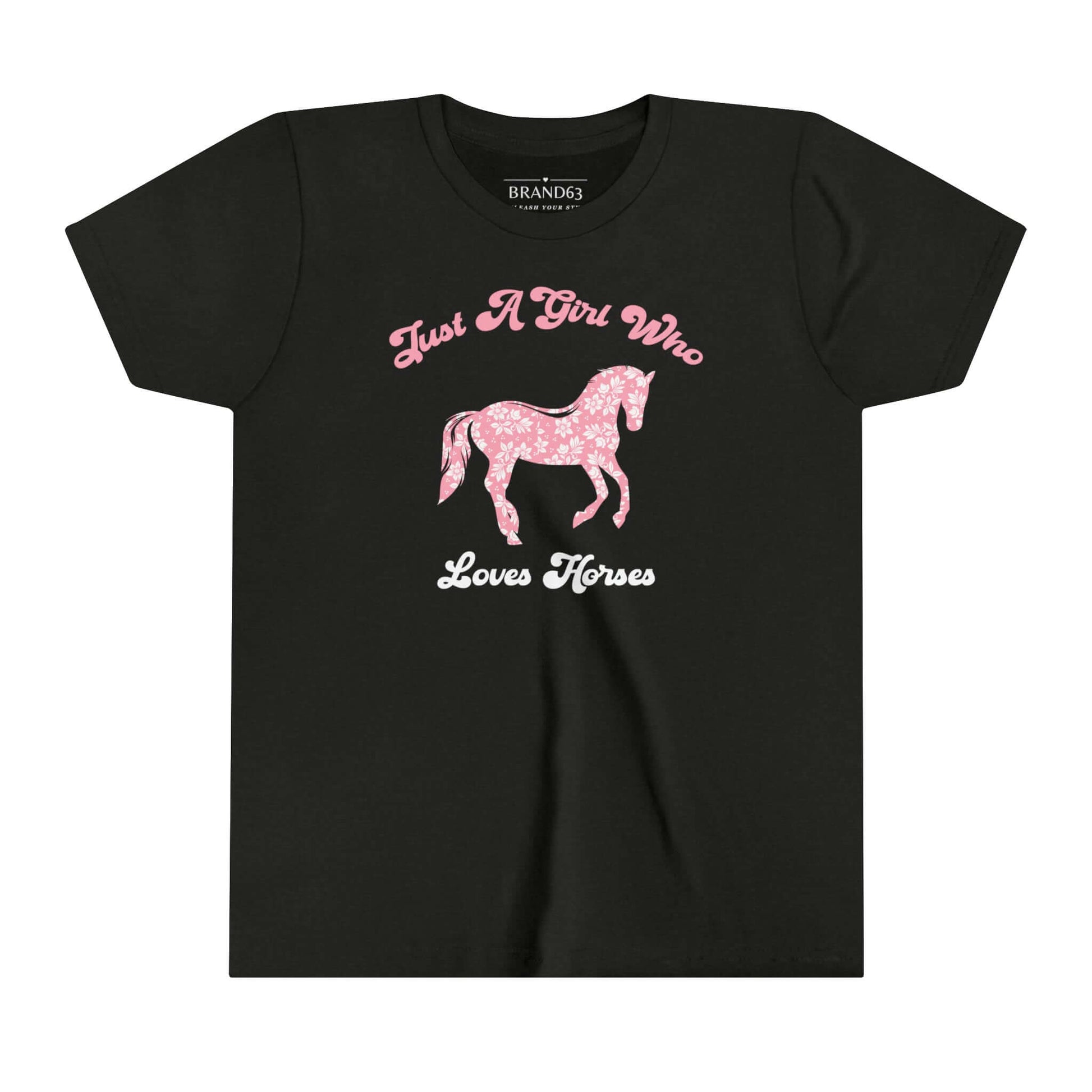 Girl's Horse T-shirt, Brand63