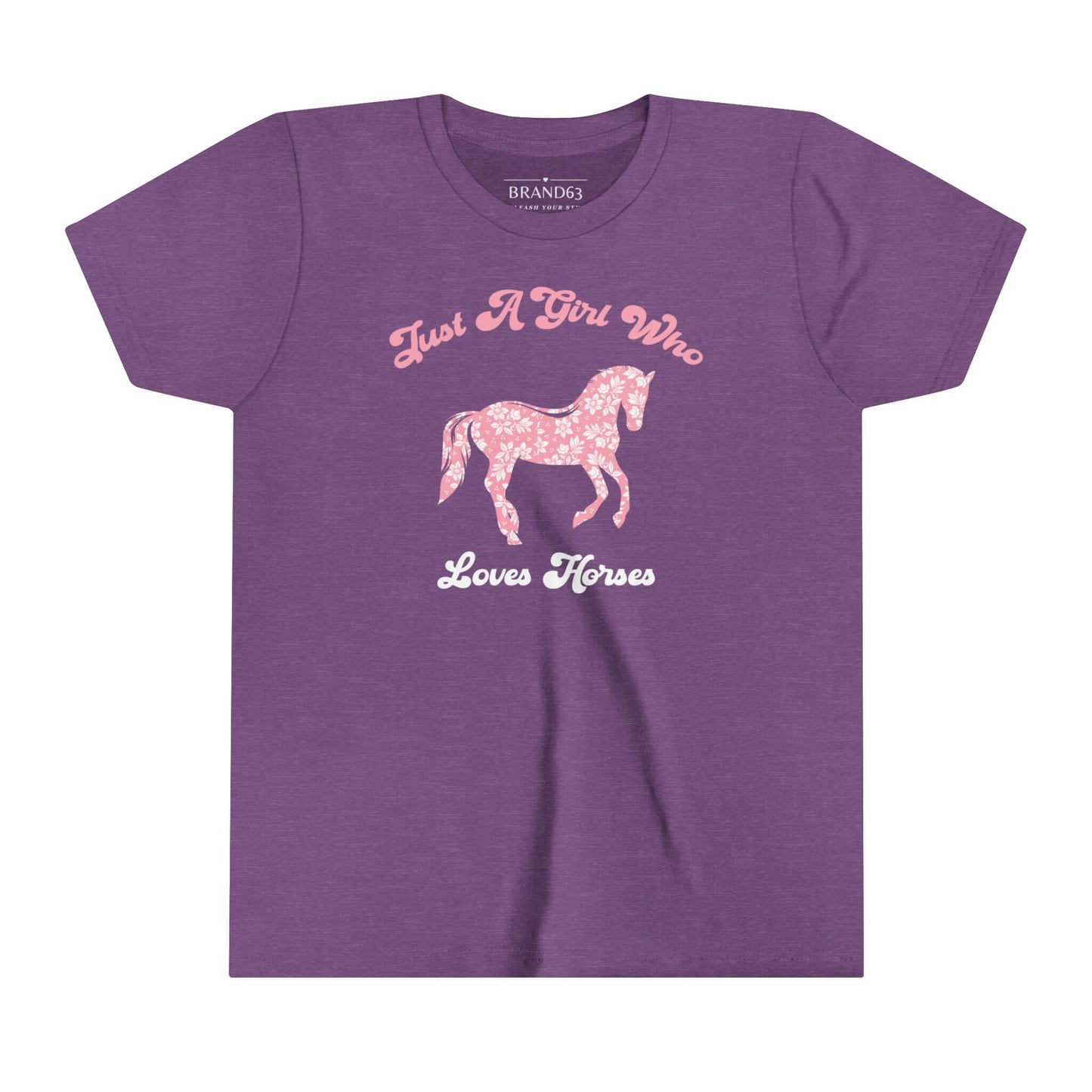 Girl's Horse T-shirt, Brand63