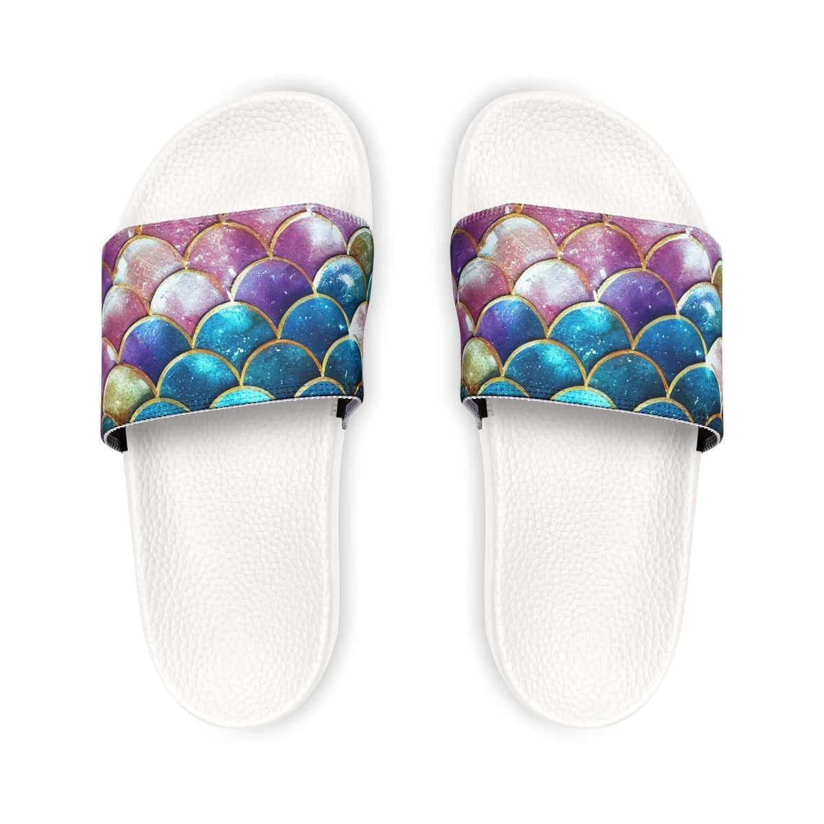 Girls Summer Mermaid Slides - Fun Beach Sandals, Brand63