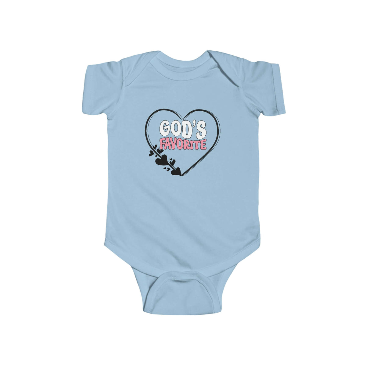 God's Favorite' Premium Cotton Baby Onesie T-Shirt, Brand63