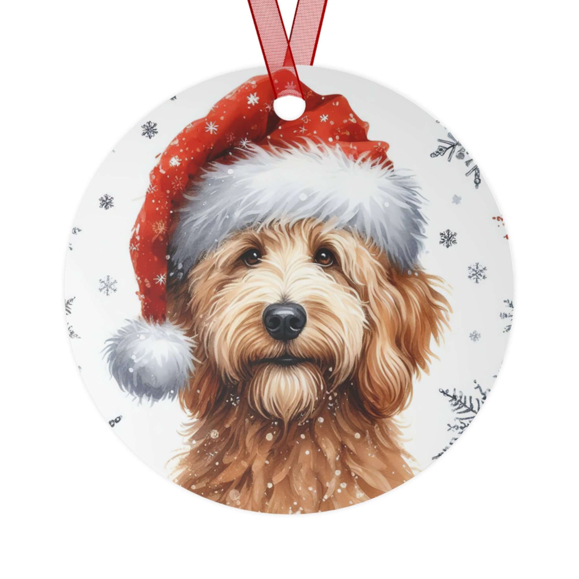 Golden Doodle Dog Deluxe Christmas Ornament, Brand63