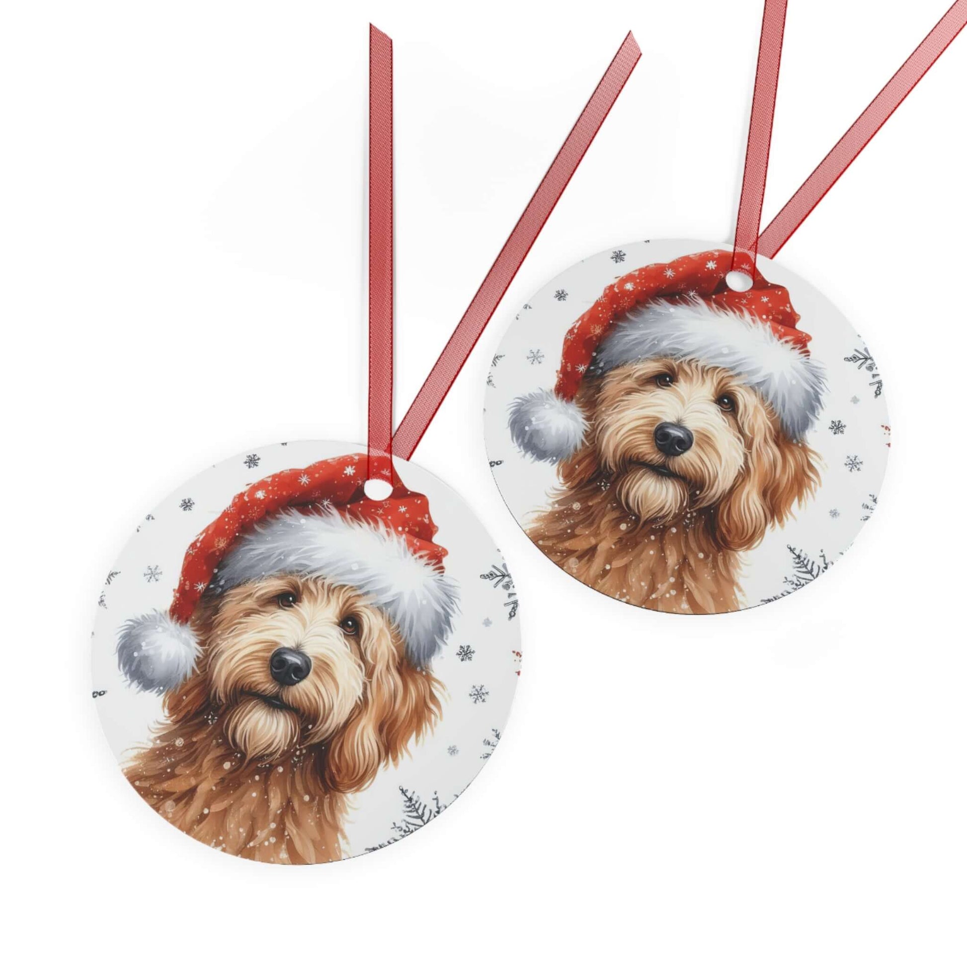 Golden Doodle Dog Deluxe Christmas Ornament, Brand63