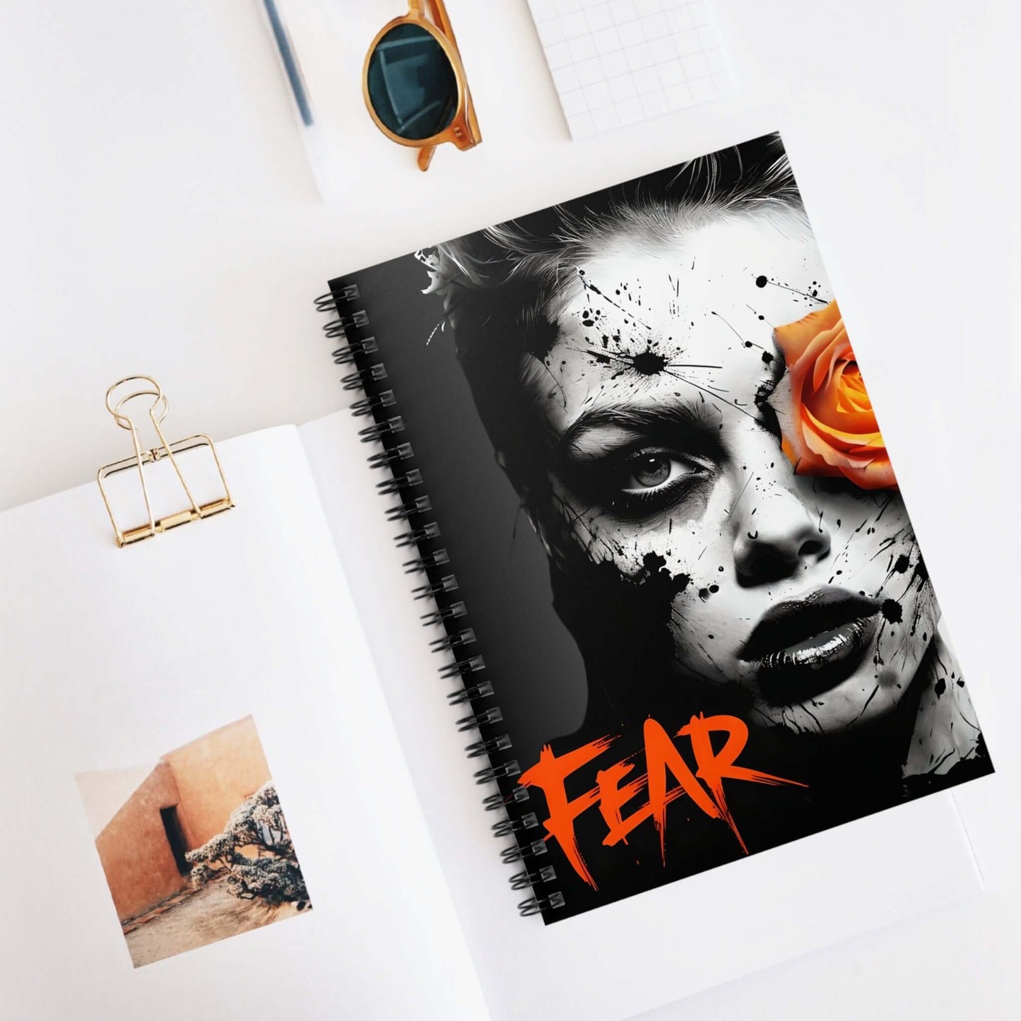 Gothic Premium Spiral Notebook Journal, Brand63